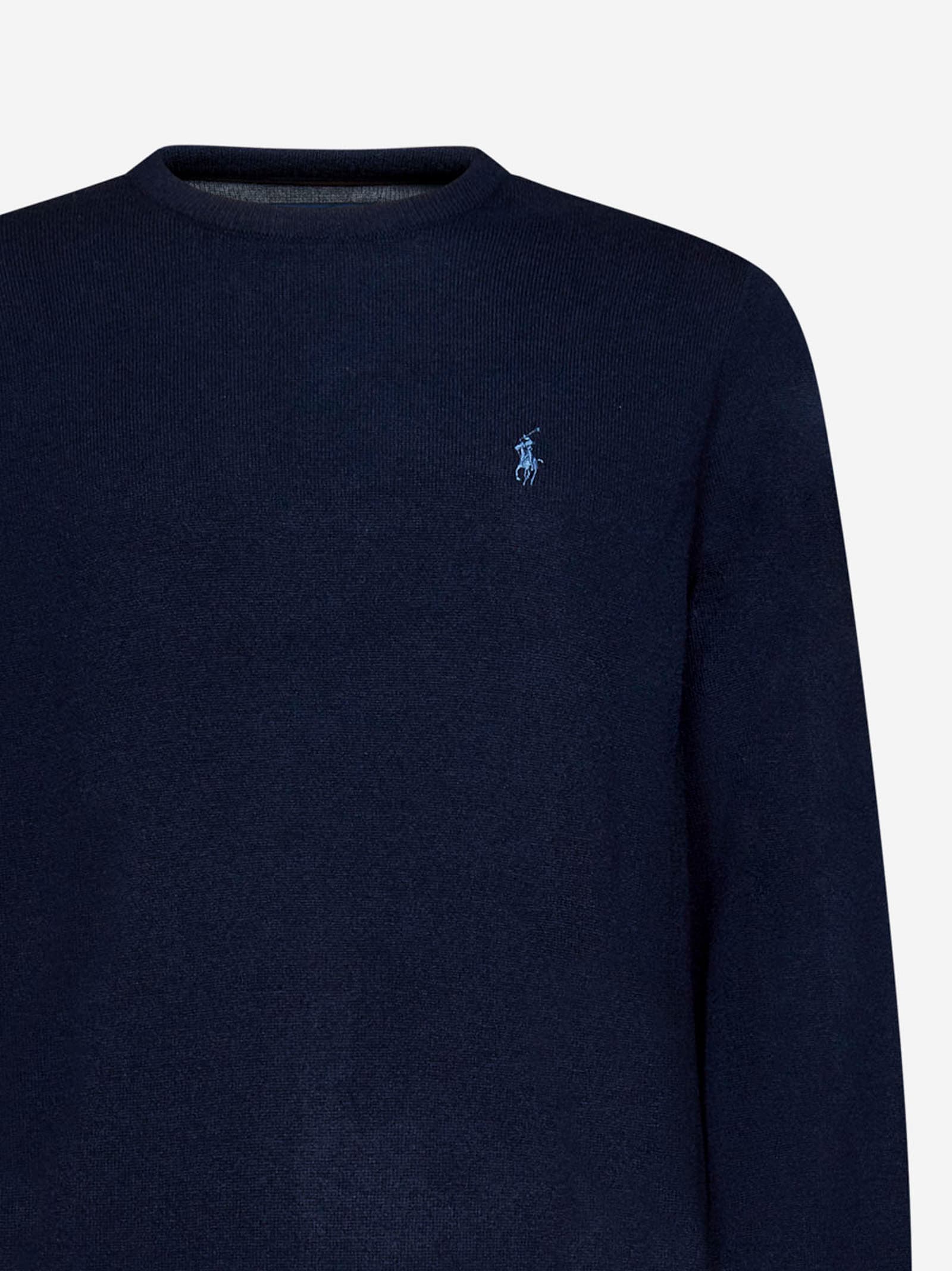 Shop Polo Ralph Lauren Sweater In Blue