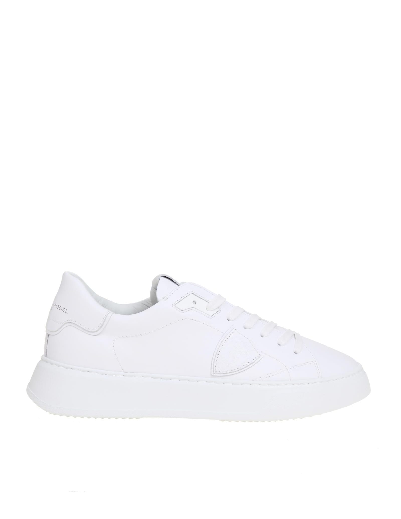 Philippe Model Sneakers Temple In White Leather