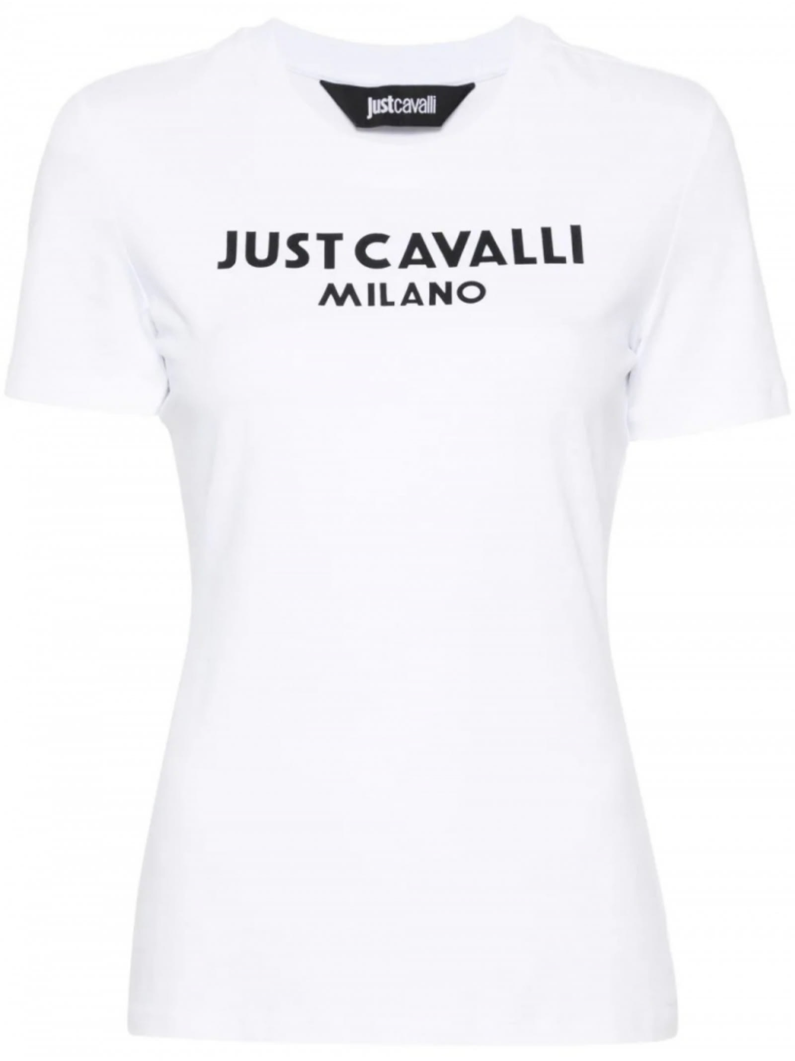 Shop Just Cavalli T-shirt In White