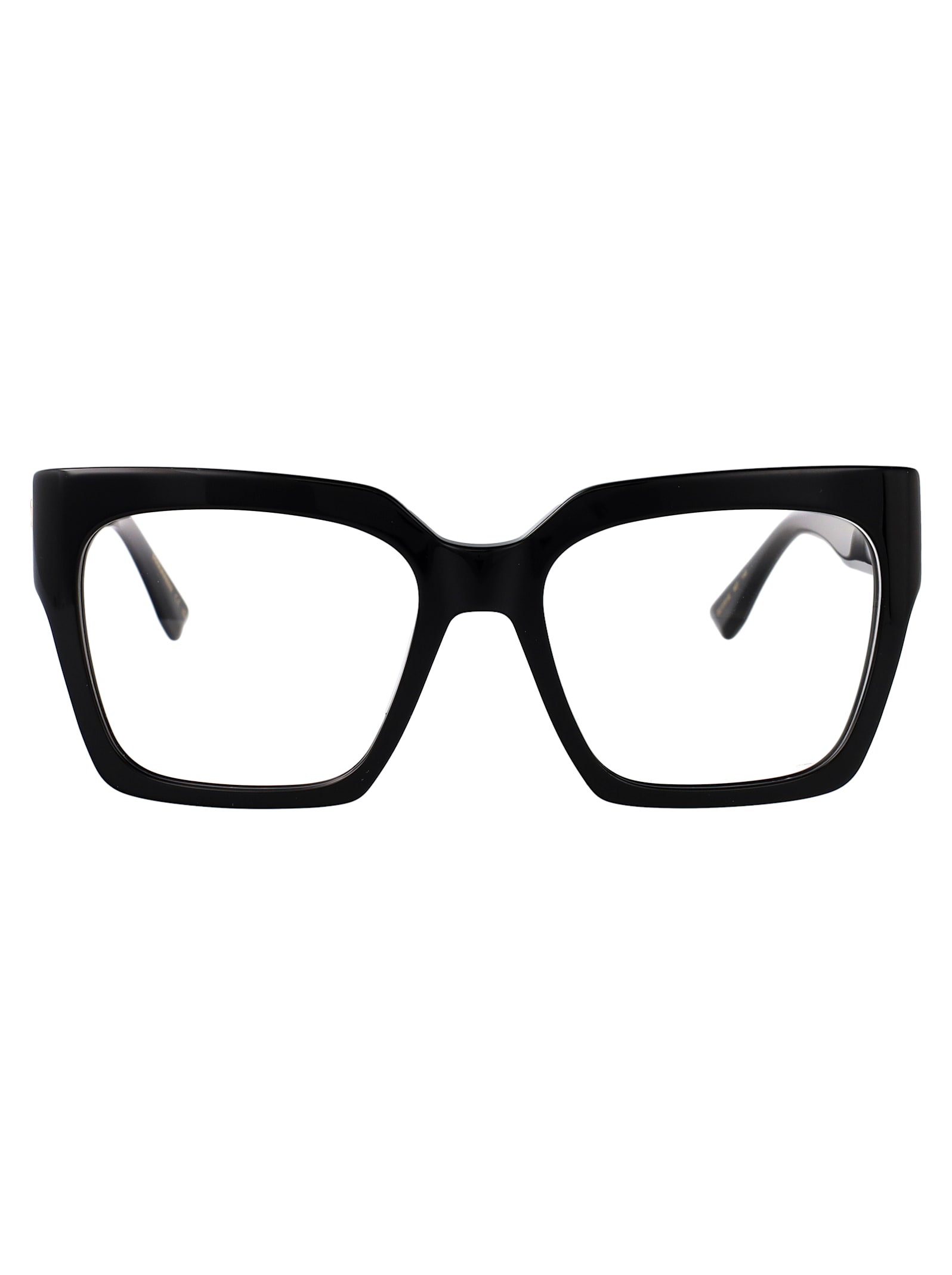 Dsquared2 Black Acetate Glasses In Black