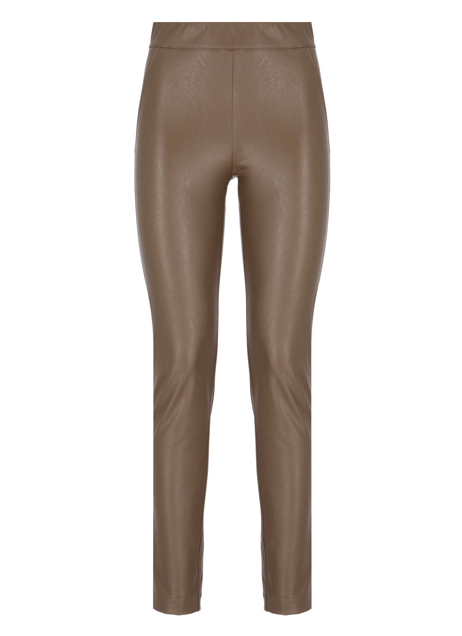 D. Exterior Synthetic Leather Pants