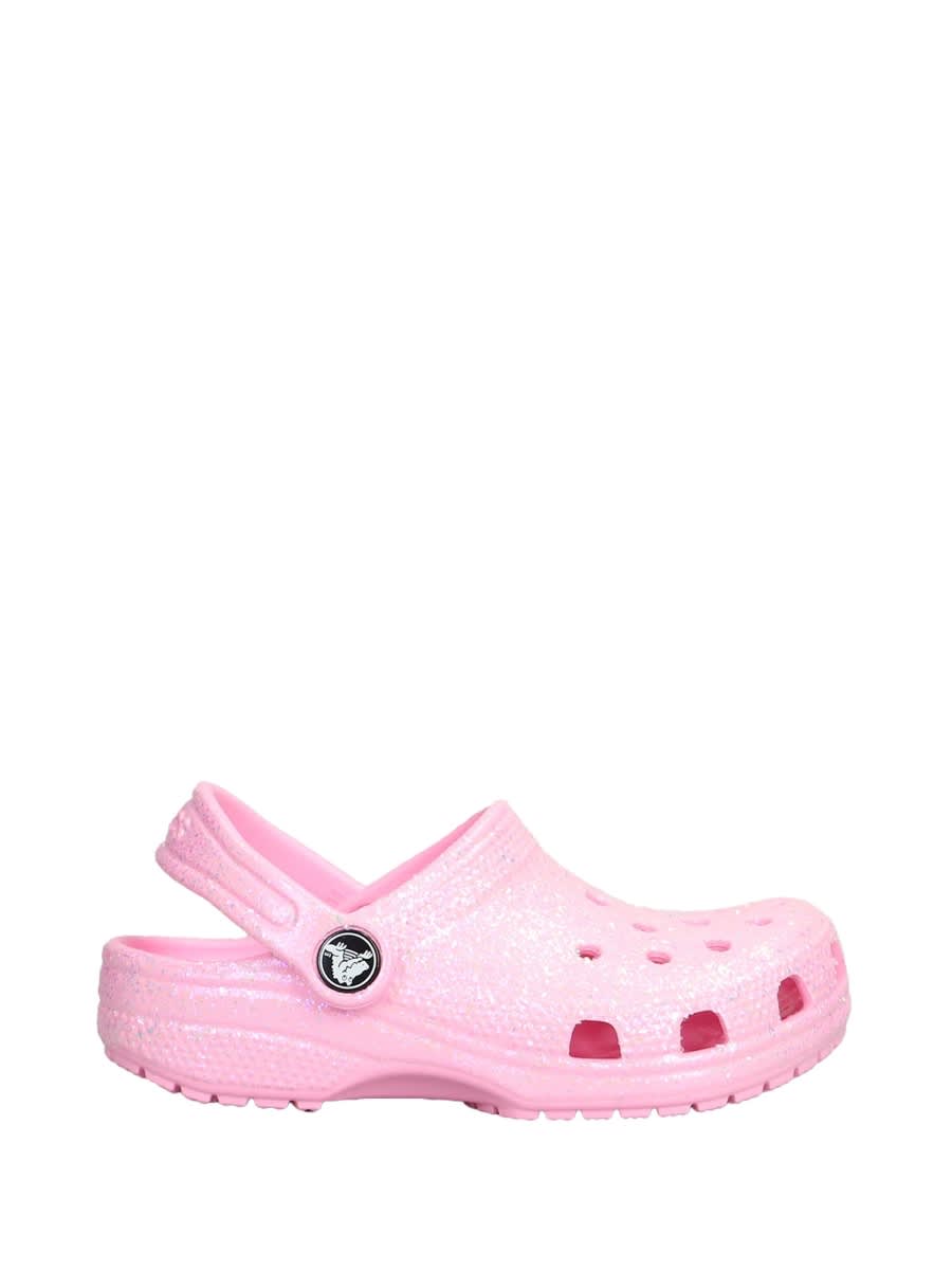 Crocs Classic Glitter Clog K In Pink