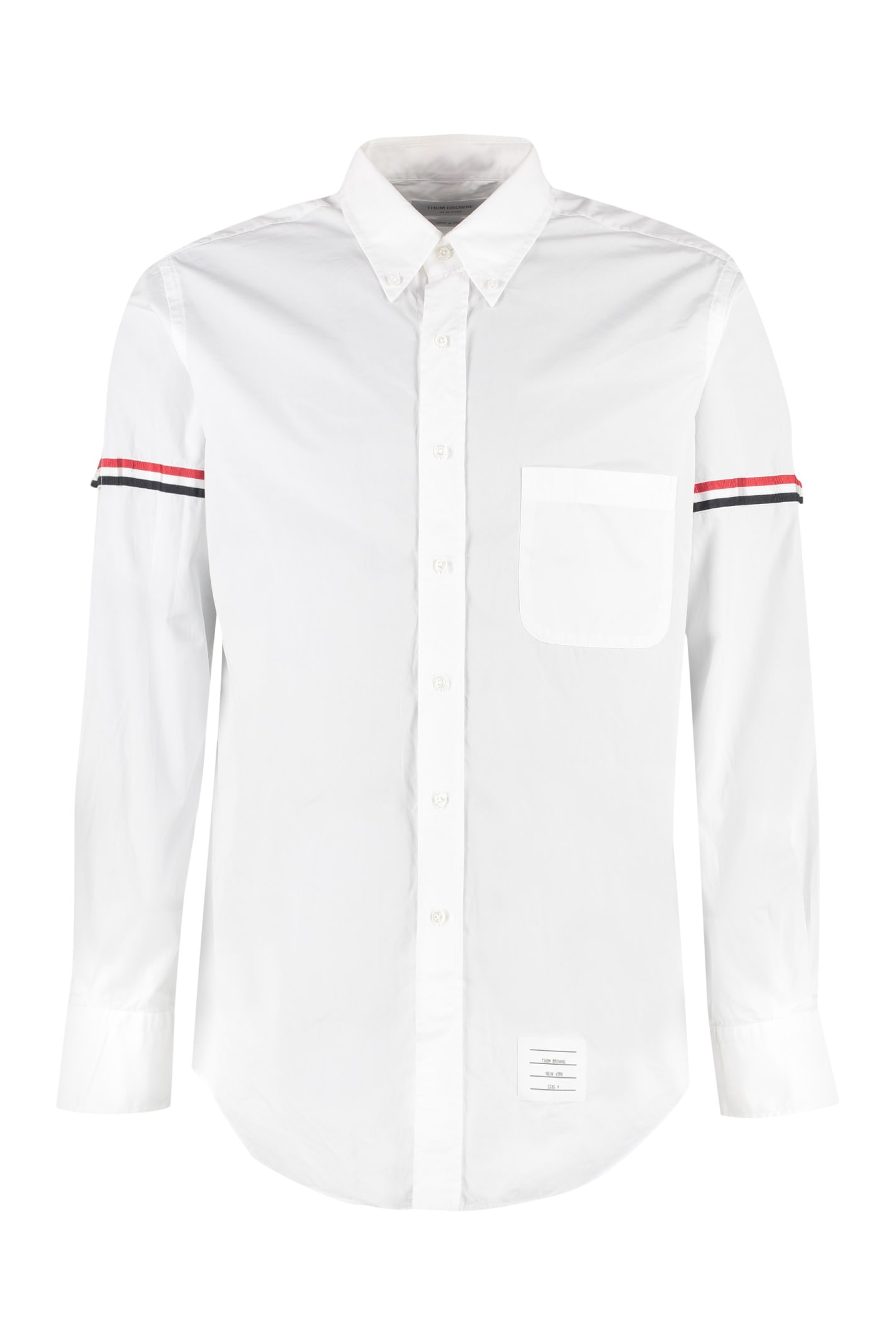 Thom Browne Classic Italian Collar Cotton Shirt