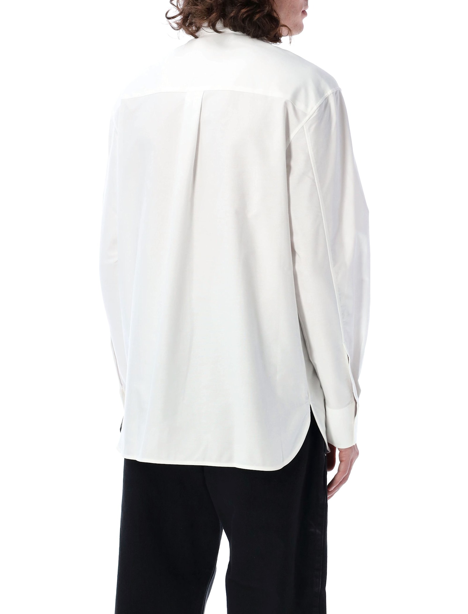 Jw Anderson White Shirt With Classic Collar In White