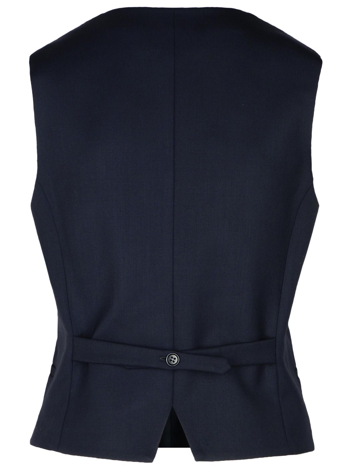 Shop P.a.r.o.s.h Liliux Blue Virgin Wool Blend Vest