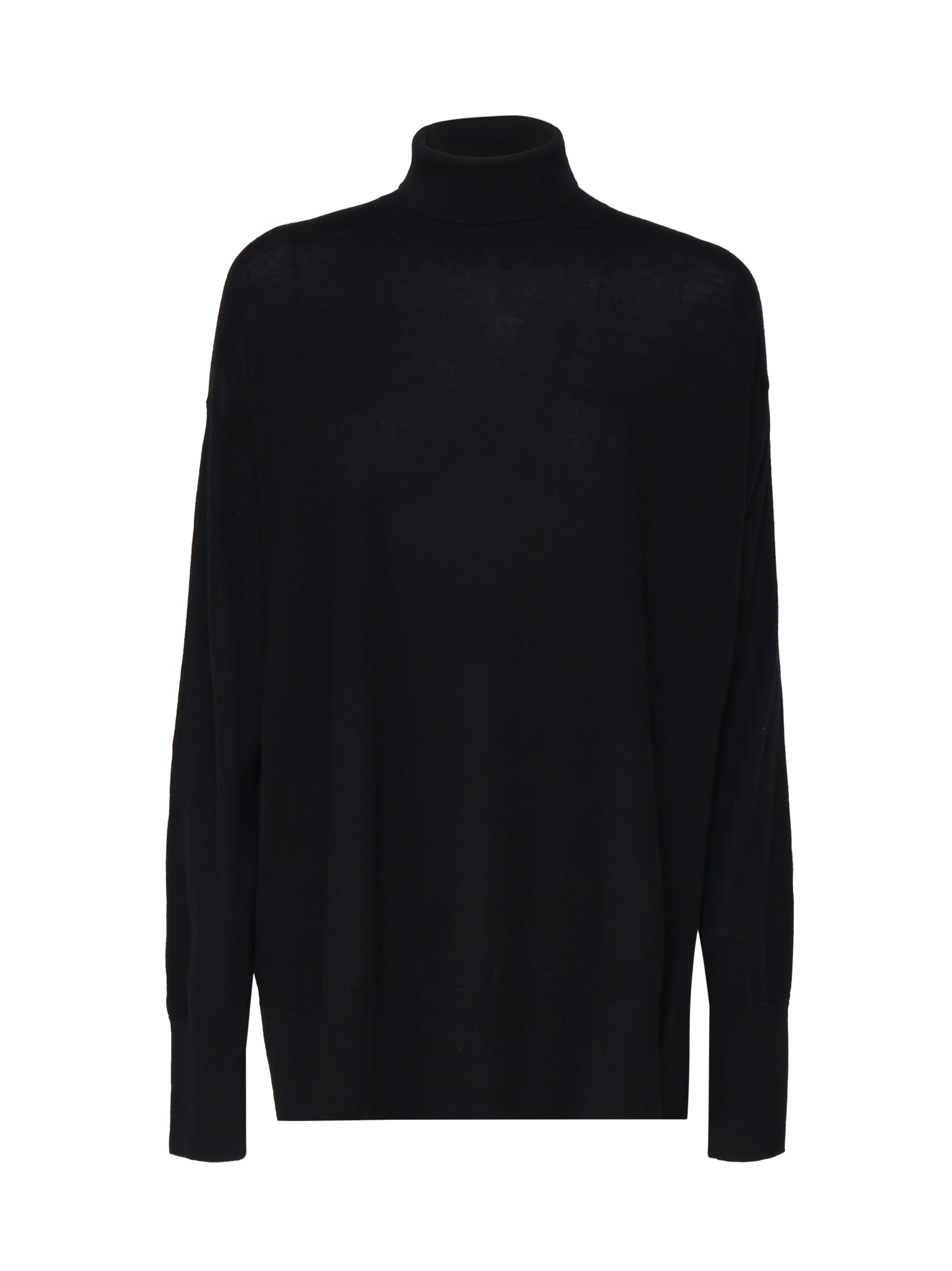 Shop 's Max Mara Livia Turtleneck Sweater In Black