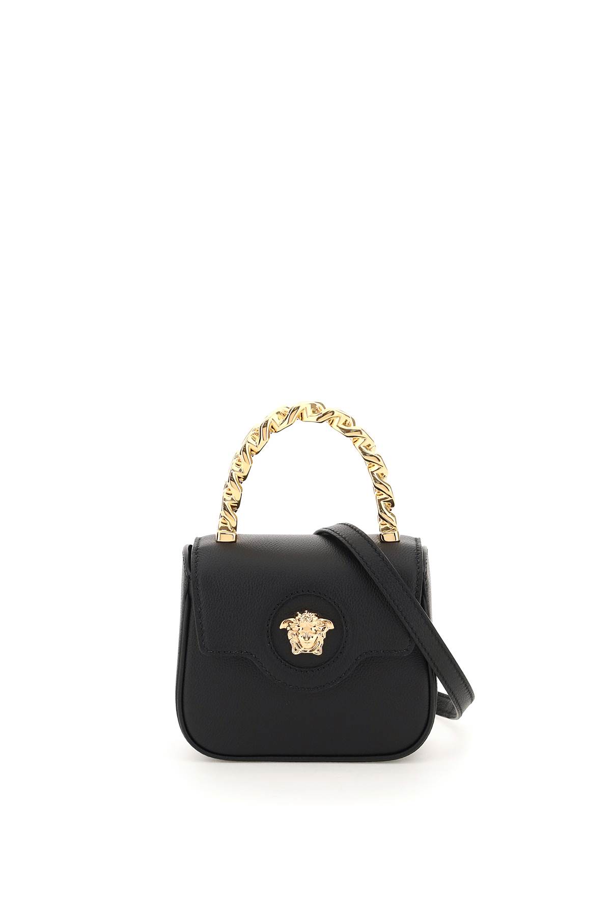 Leather la Medusa Mini Bag