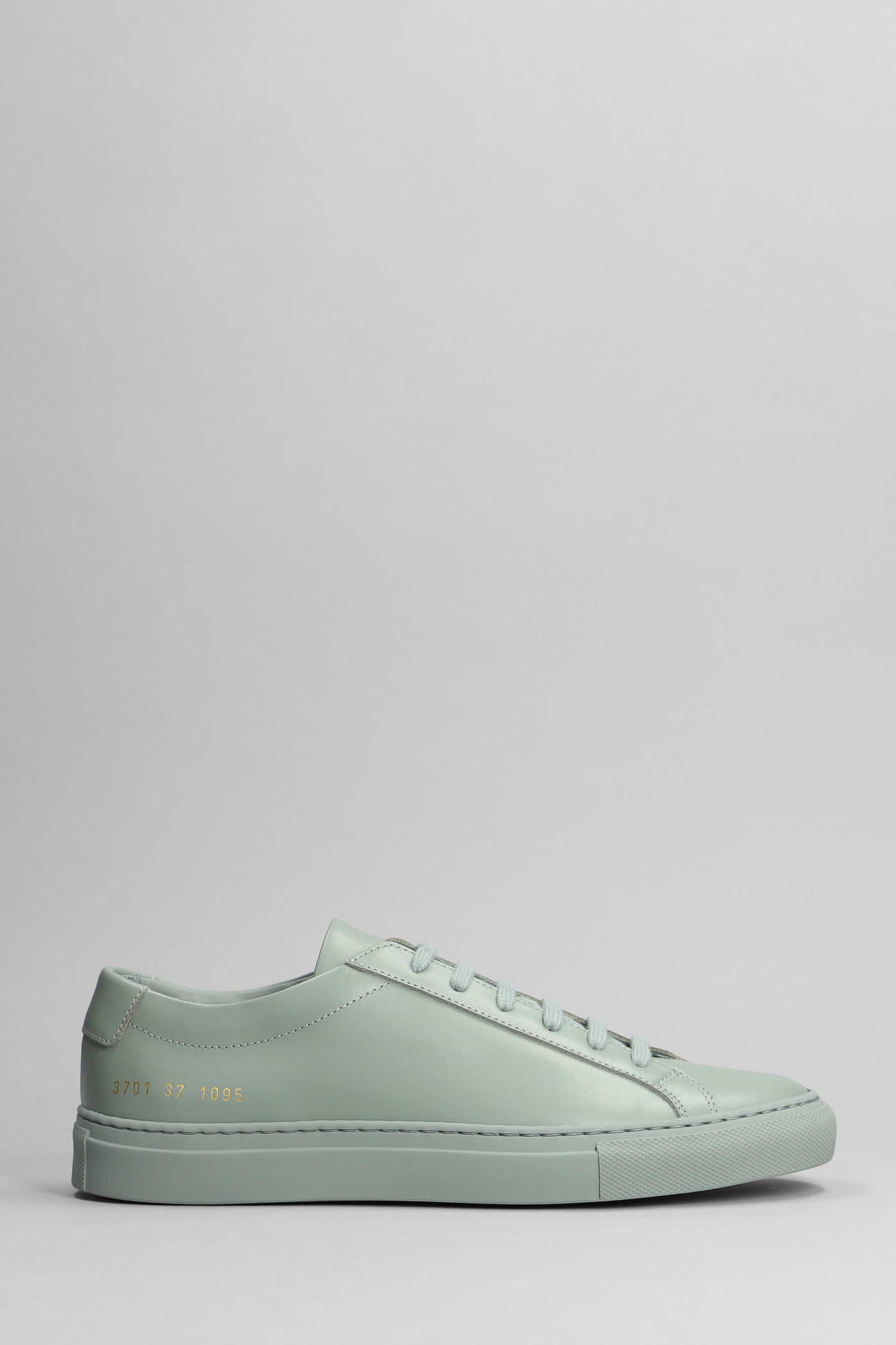 Common Projects Originals Achilles Sneakers In Green Leather