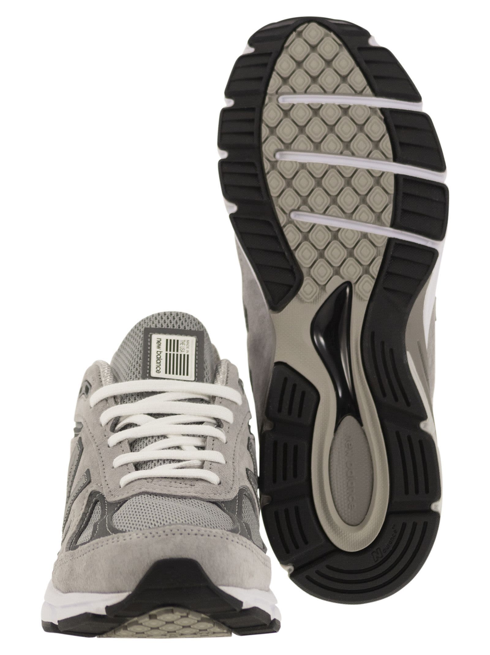 Shop New Balance 990v4 - Sneakers In Grey