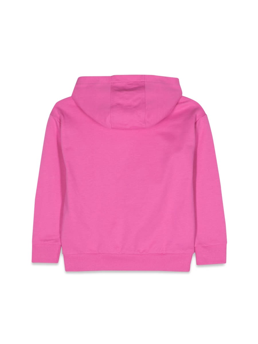 Shop Versace Sweatshirt Fleece Very  Embroidery In Pink