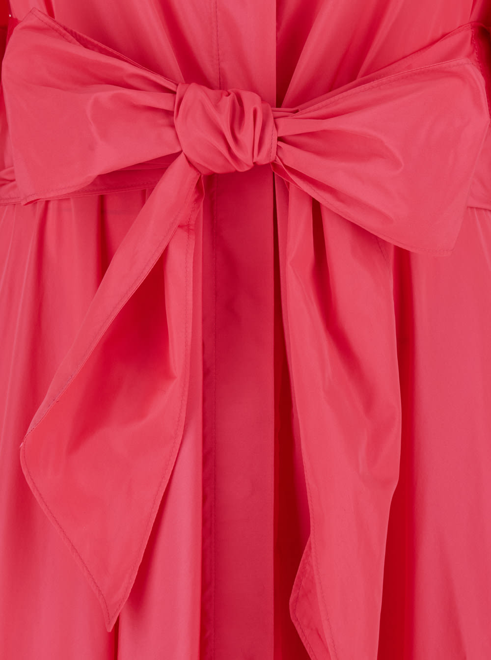 Shop Sara Roka Pink Chemisier Long Dress In Techno Fabric Woman