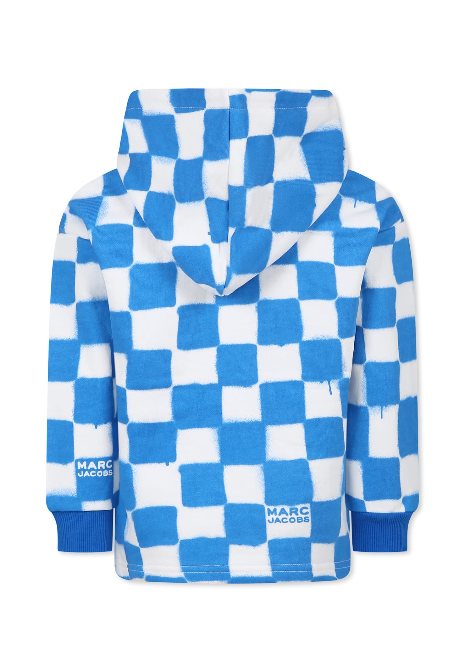 Marc Jacobs Blue Sweatshirt For Boy With Logo In Blue
