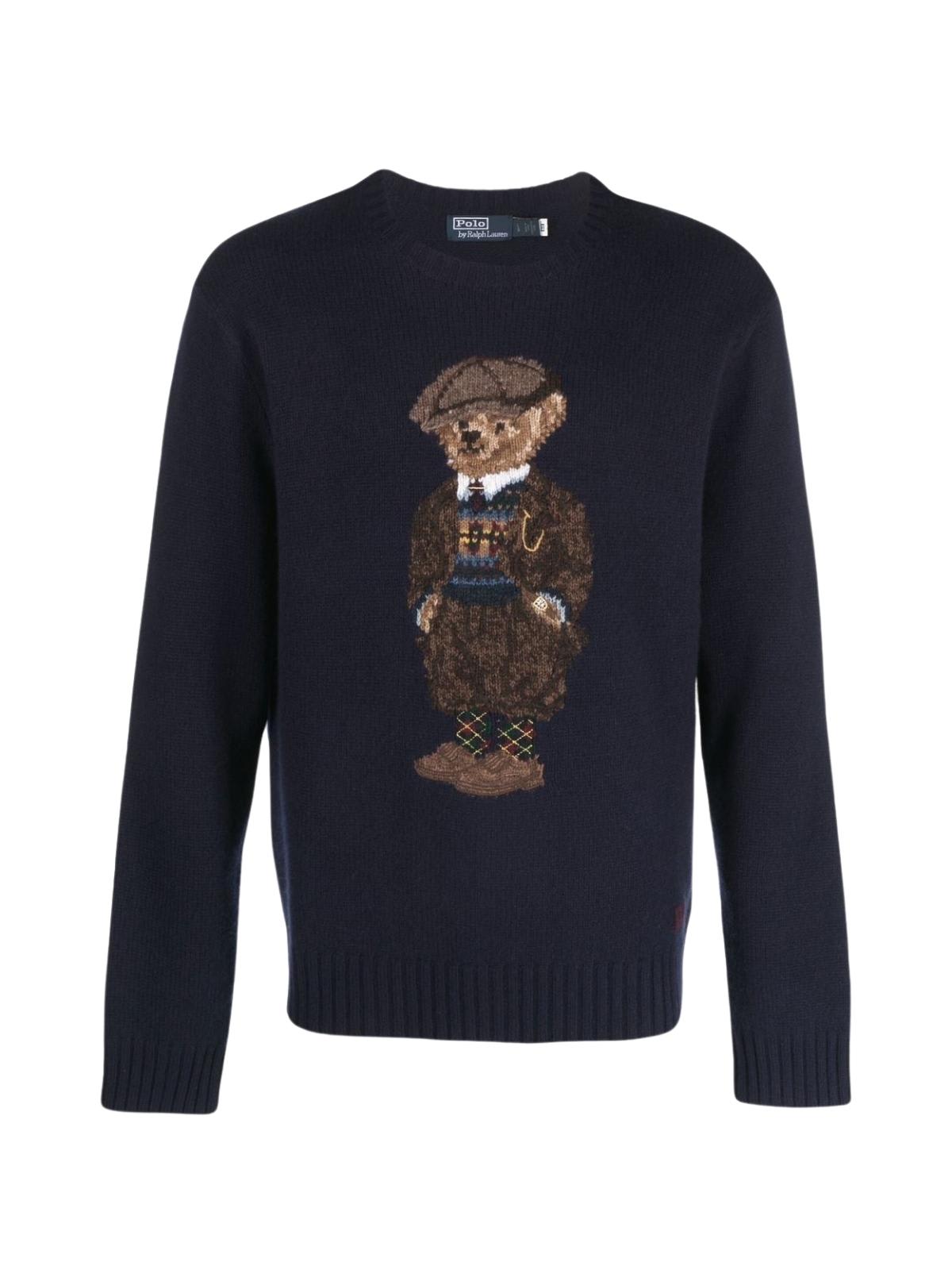 Polo Ralph Lauren "a-shape" Hooded Jacket In Bear Navy