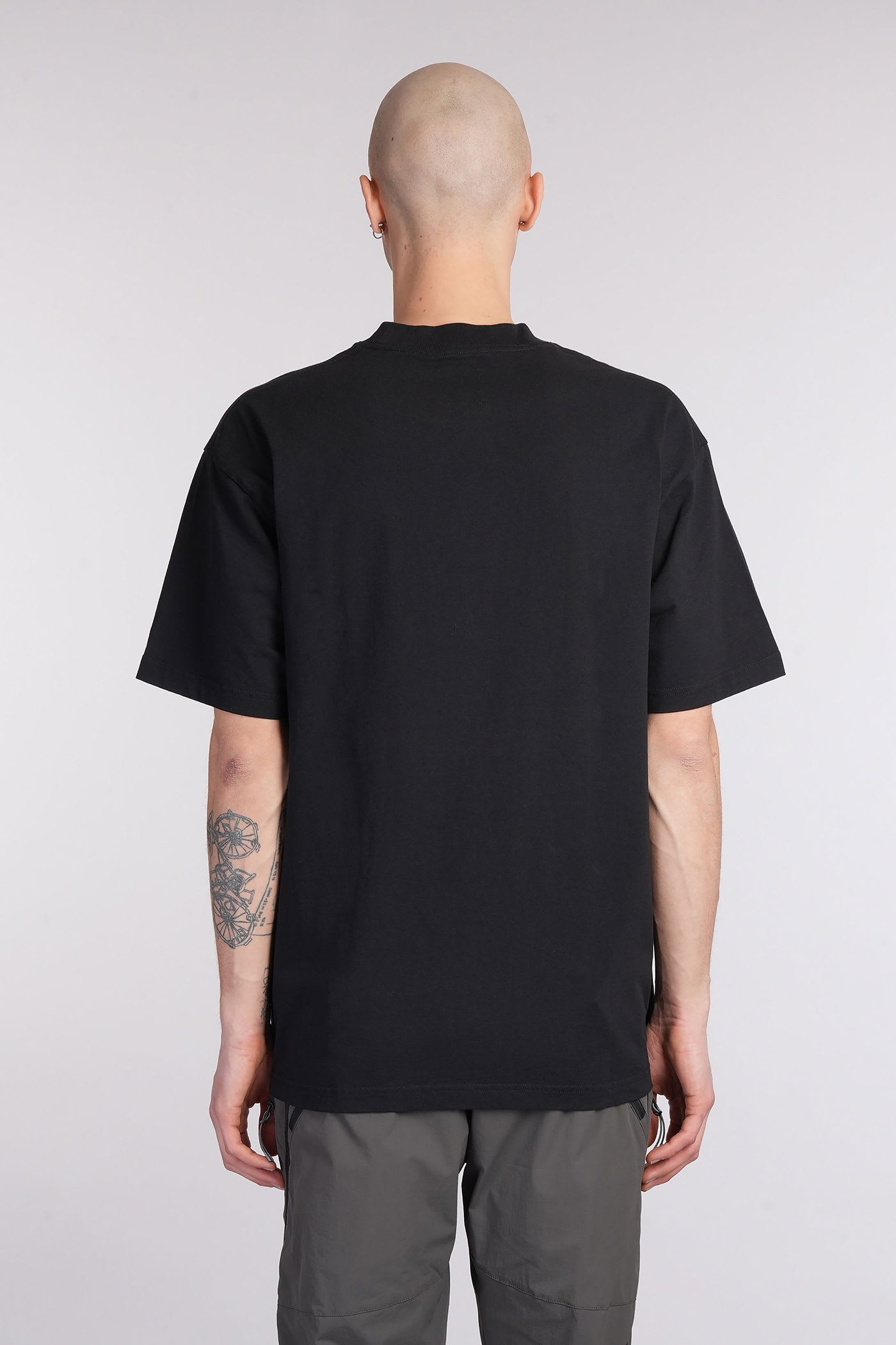 Roa Man T-shirt Black Size Xl Cotton In Black