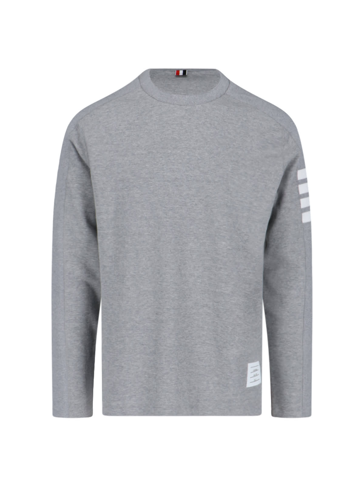Thom Browne 4-bar T-shirt In Gray