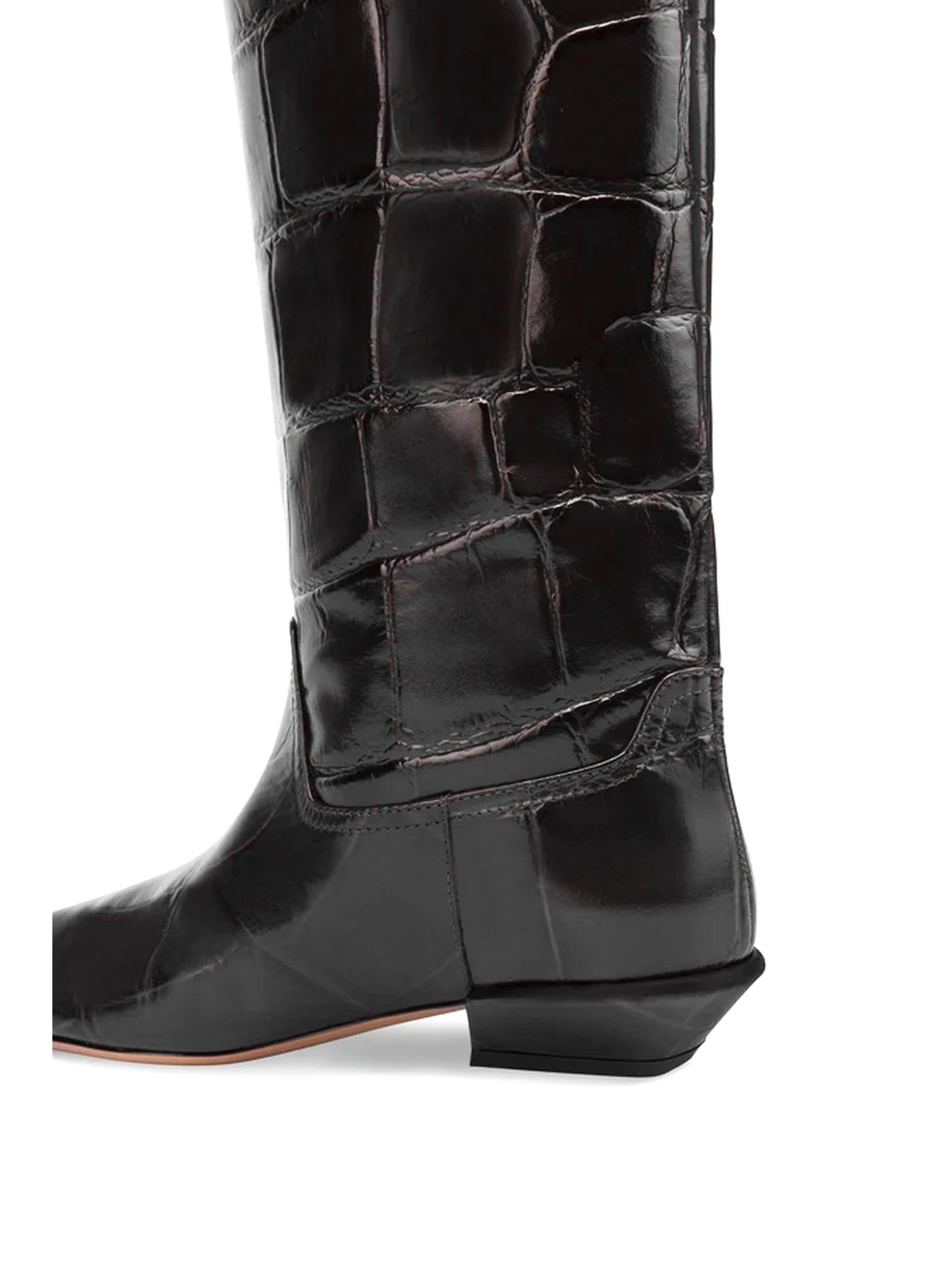 Shop Paris Texas Bettina Boot 25 In Black