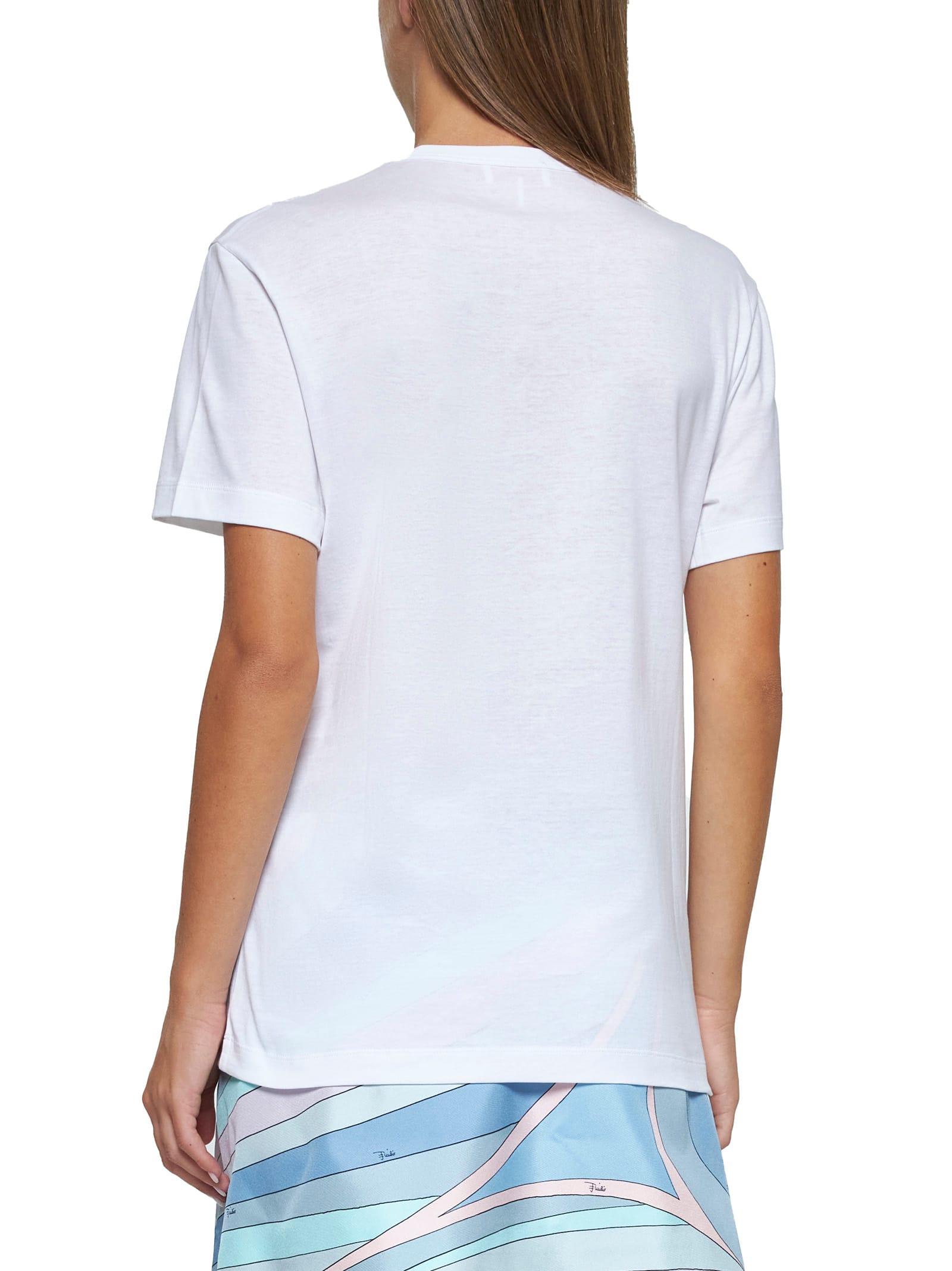 Shop Pucci T-shirt In White