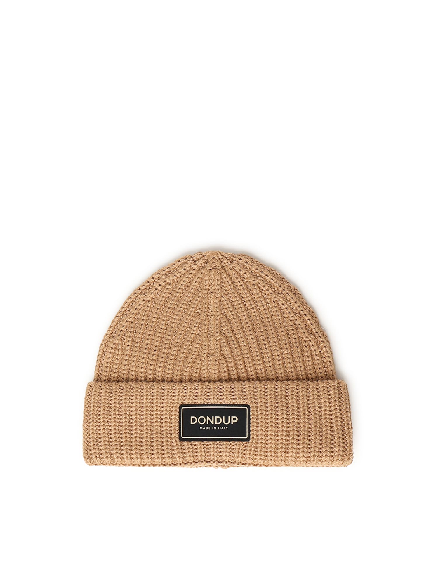 Dondup Technical Wool Hat In Brown
