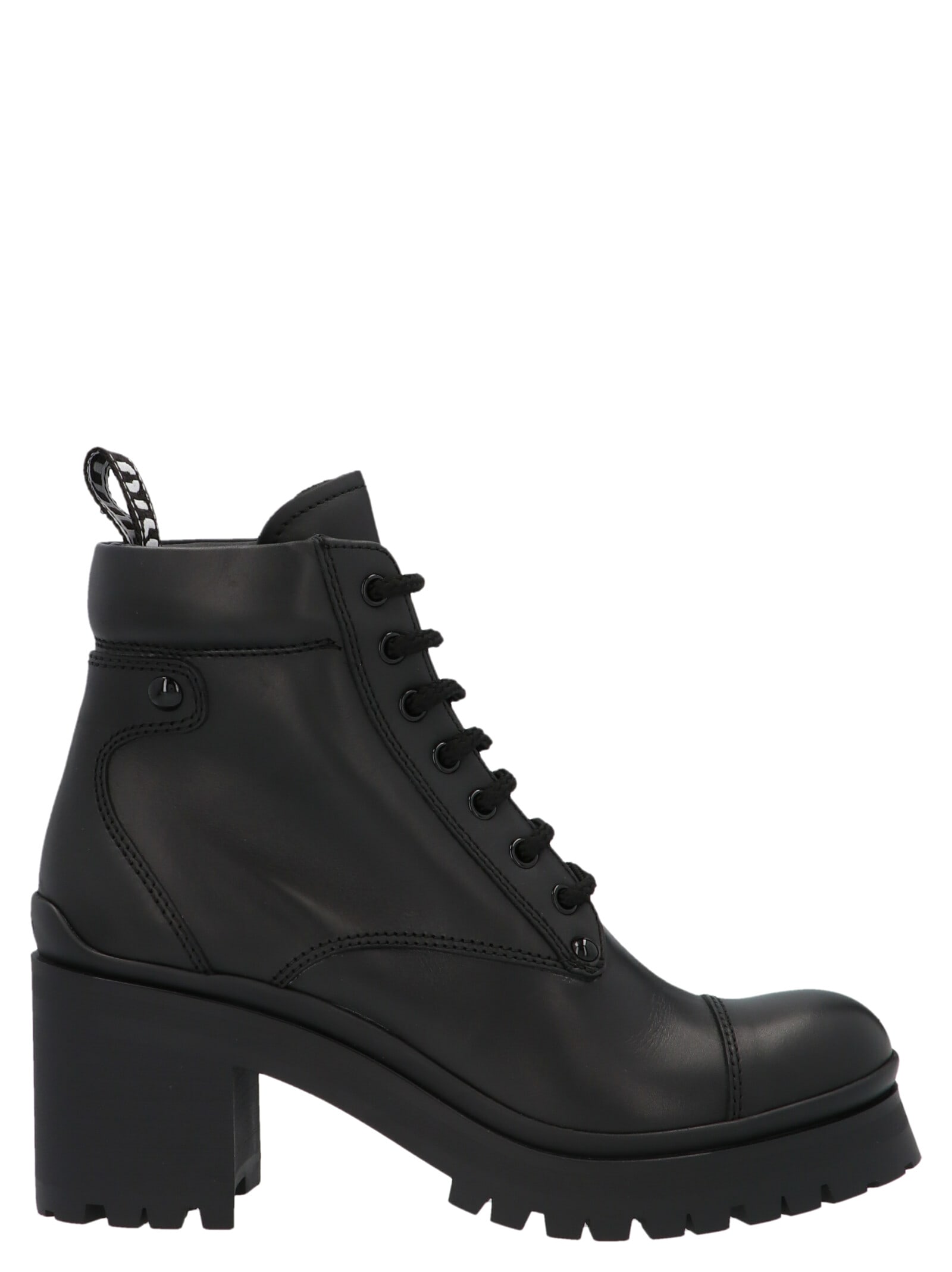 Buy Miu Miu Military-style Ankle Boots online, shop Miu Miu shoes with free shipping