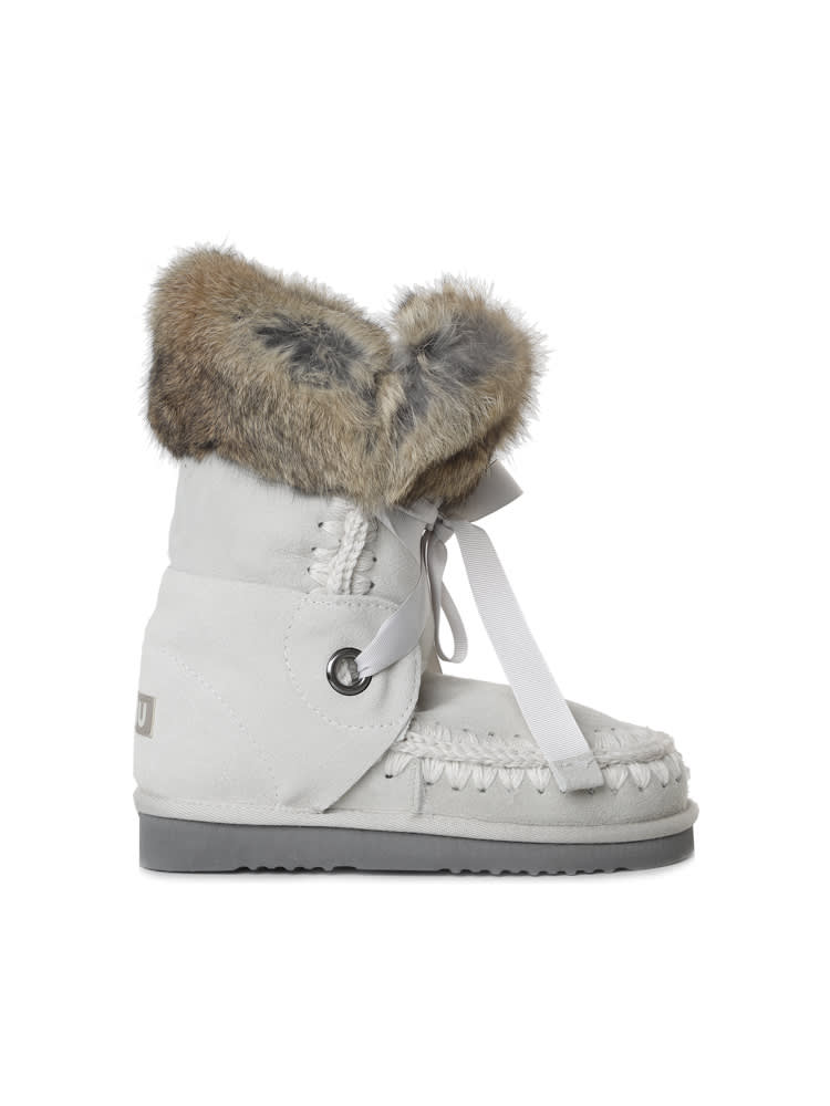 Mou Lace And Fur Eskimo Boots