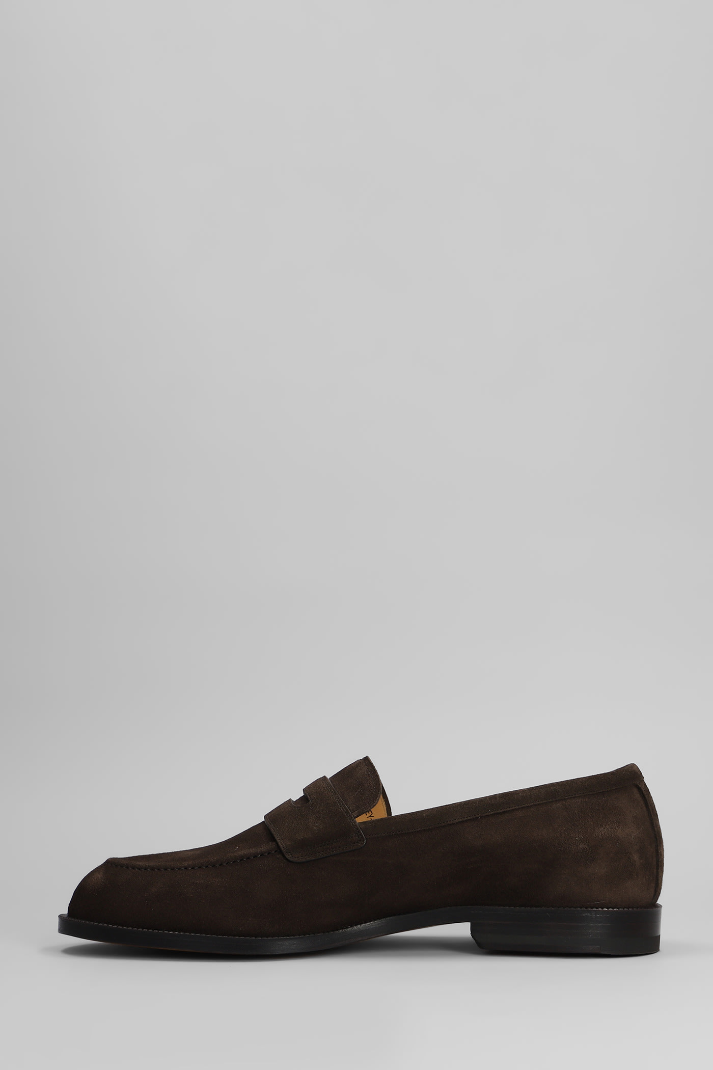 Bally Charney U Loafers In Brown Suede In Brown