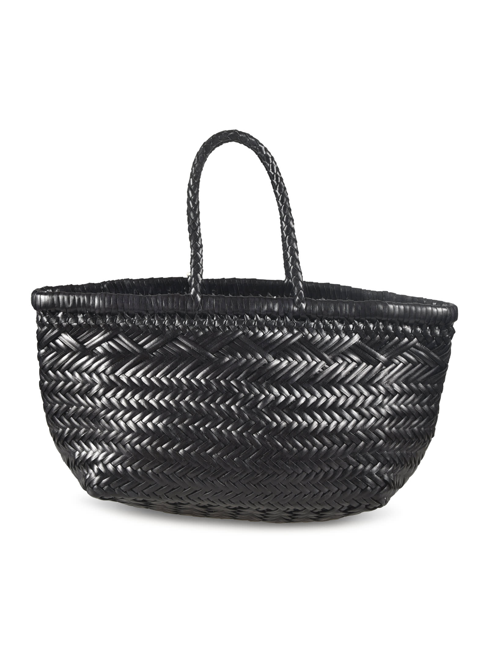 Shop Dragon Diffusion Bamboo Triple Jump Small Tote In Black