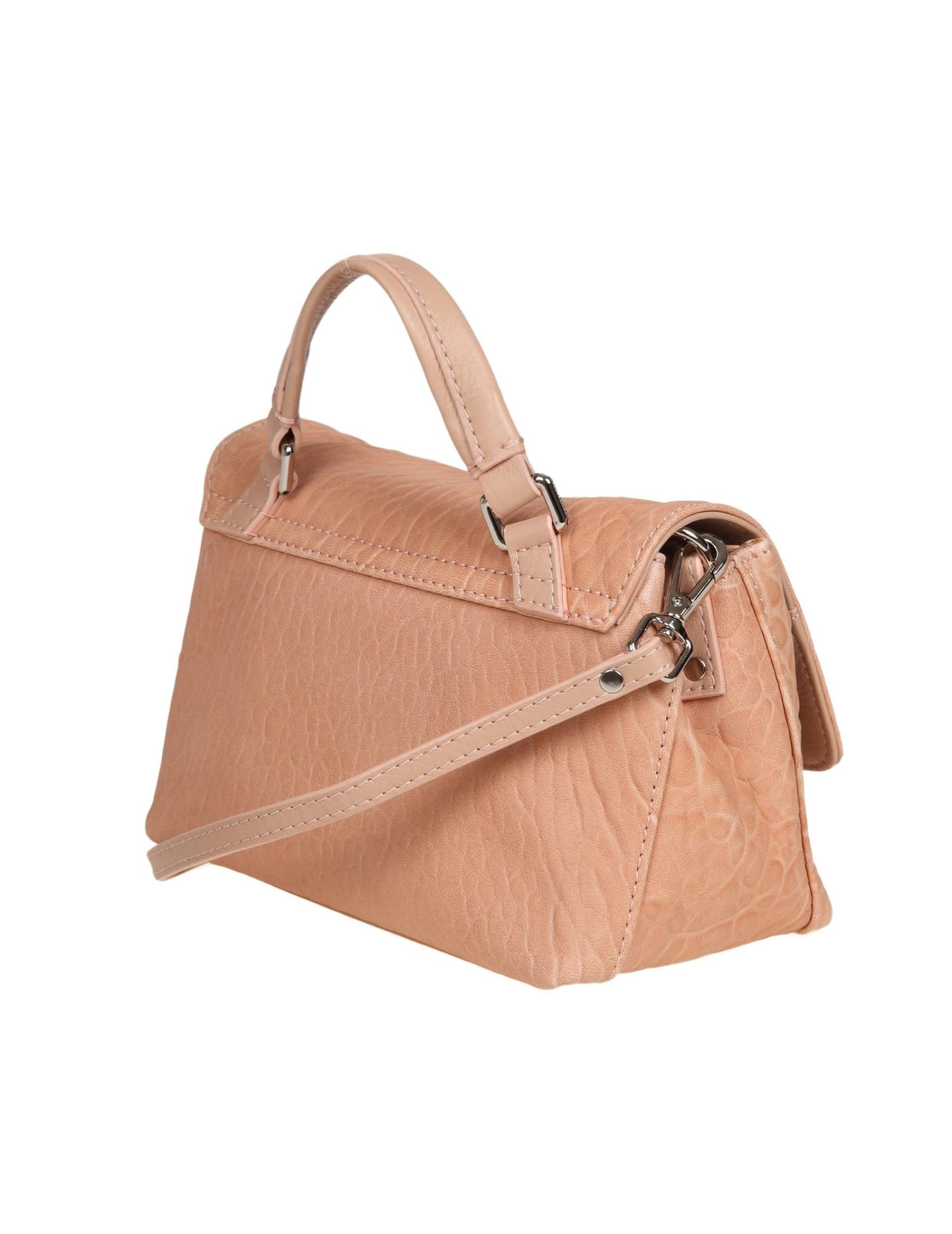 Shop Zanellato Postina Baby Sansone In Rose Color Leather