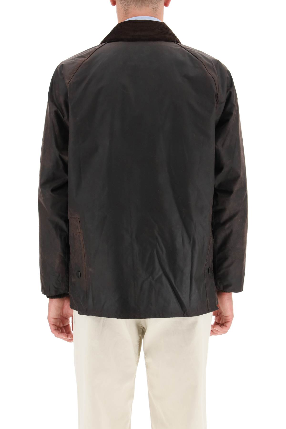 Barbour Classic Bedal Jacket In Waxed Cotton In Rustic (brown)