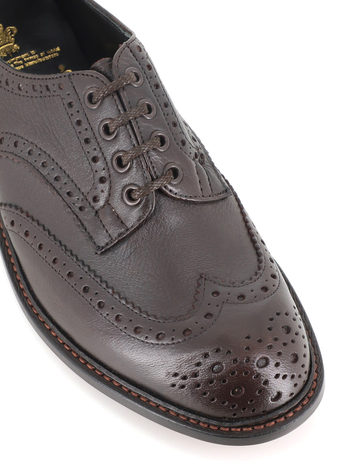 Shop Tricker's Brogues Bourton In Brown