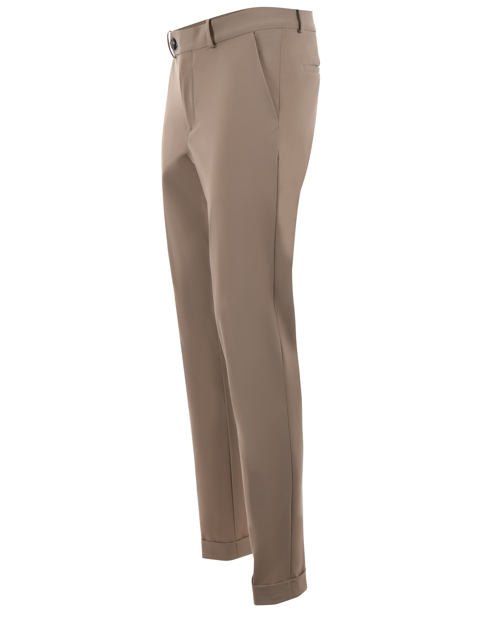 Shop Rrd - Roberto Ricci Design Pantaloni Rrd Revo Chino In Tessuto Tecnico Stretch Disponibile Store Scafati In Beige