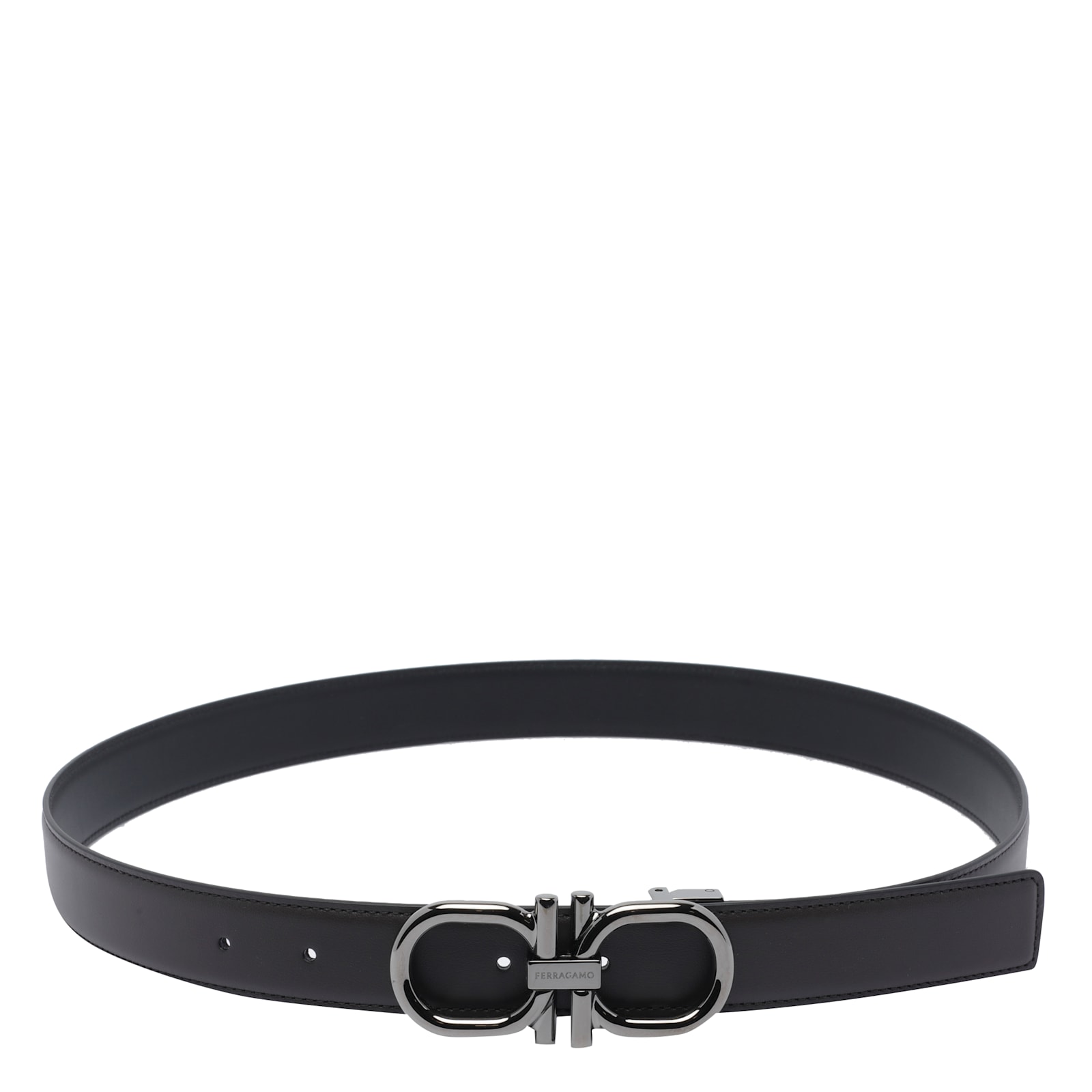 Reversible And Adjustable Gancini Belt