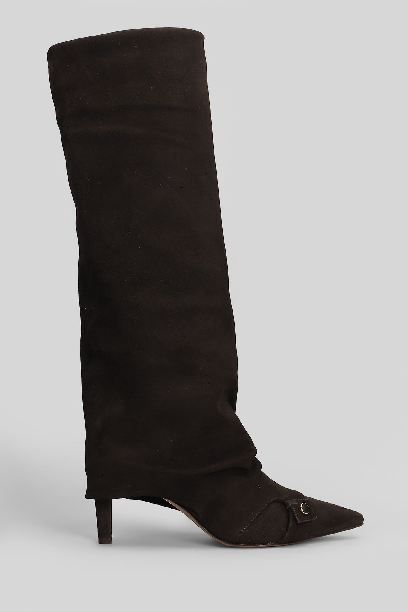 The Seller High Heels Boots In Brown Suede In Brown