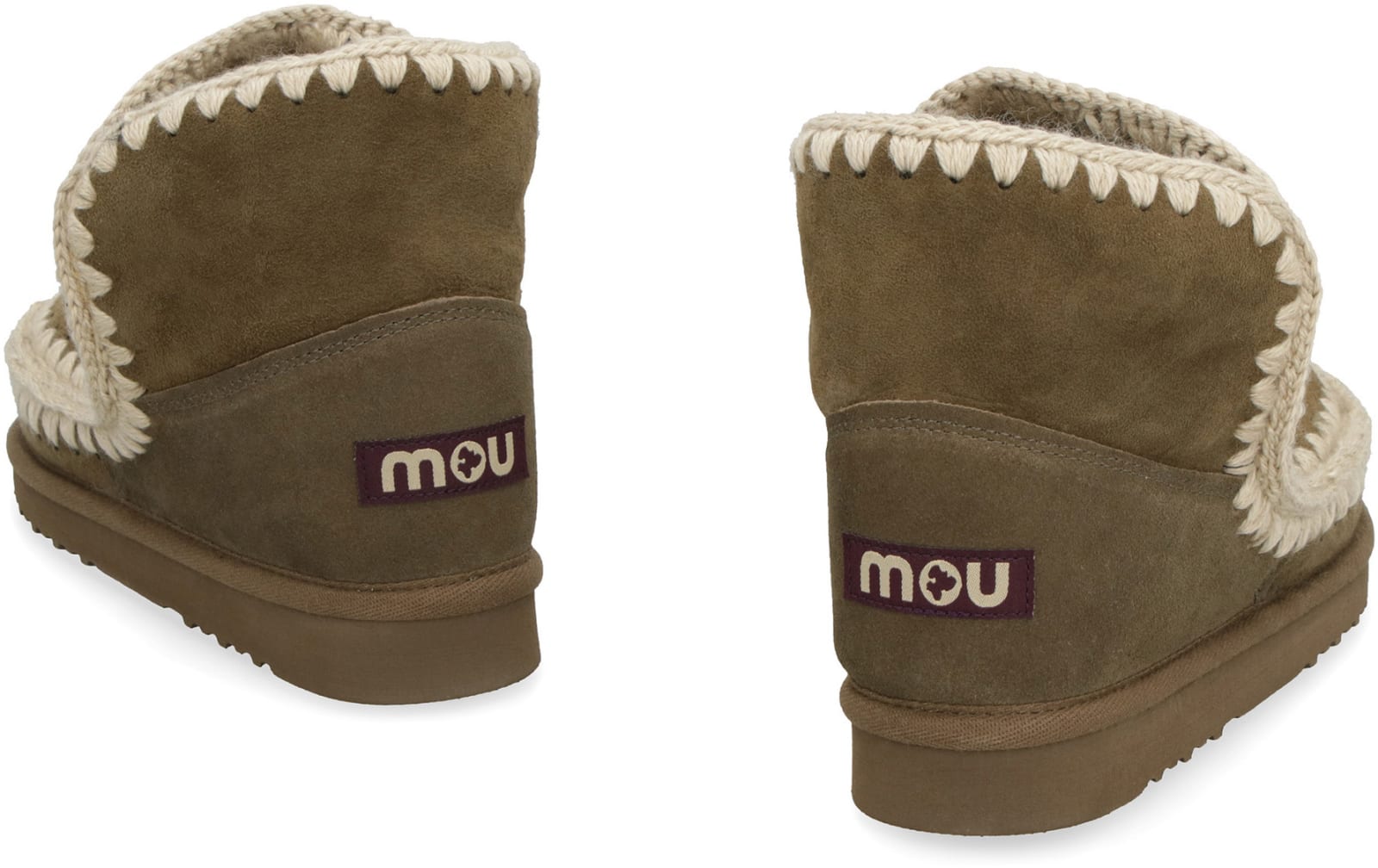 Shop Mou Eskimo 18 Ankle Boots In Brown