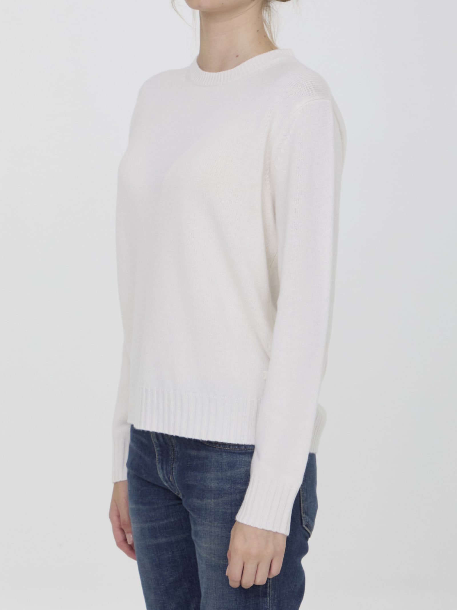 Shop Max Mara Viglio Jumper In White