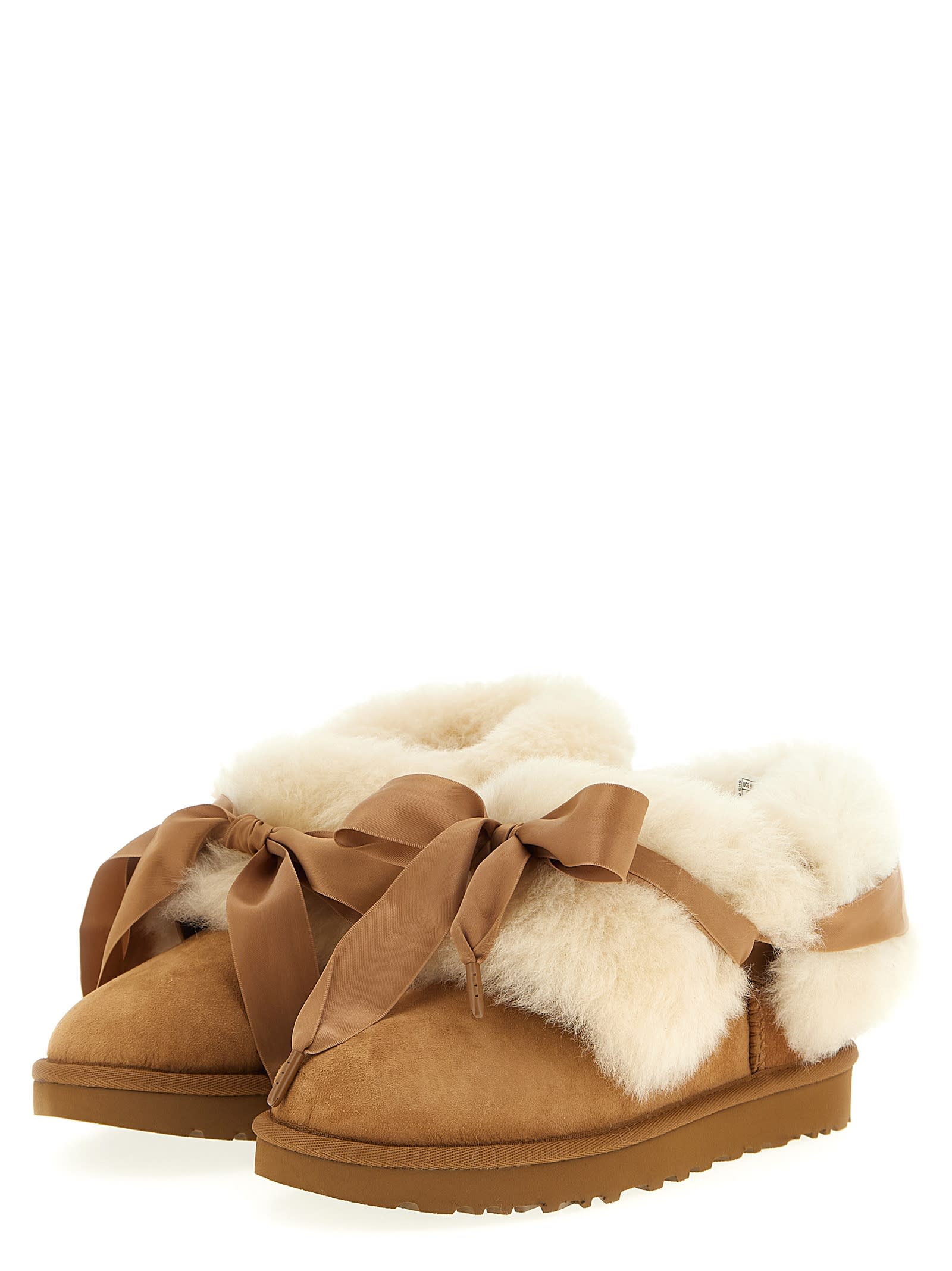 Ugg Bailey Tie Ankle Boot In Brown