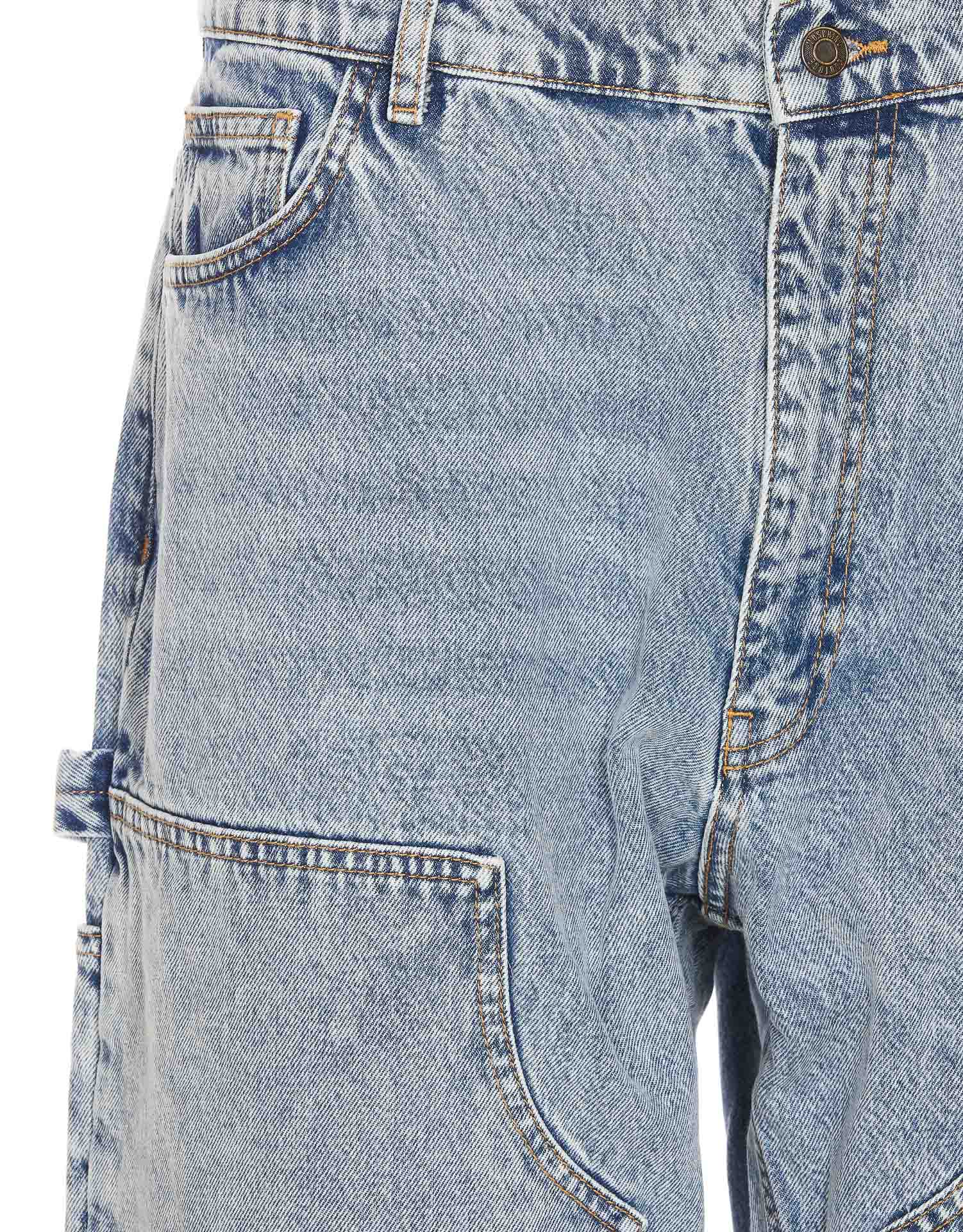Shop Moschino Denim Jeans In Blue
