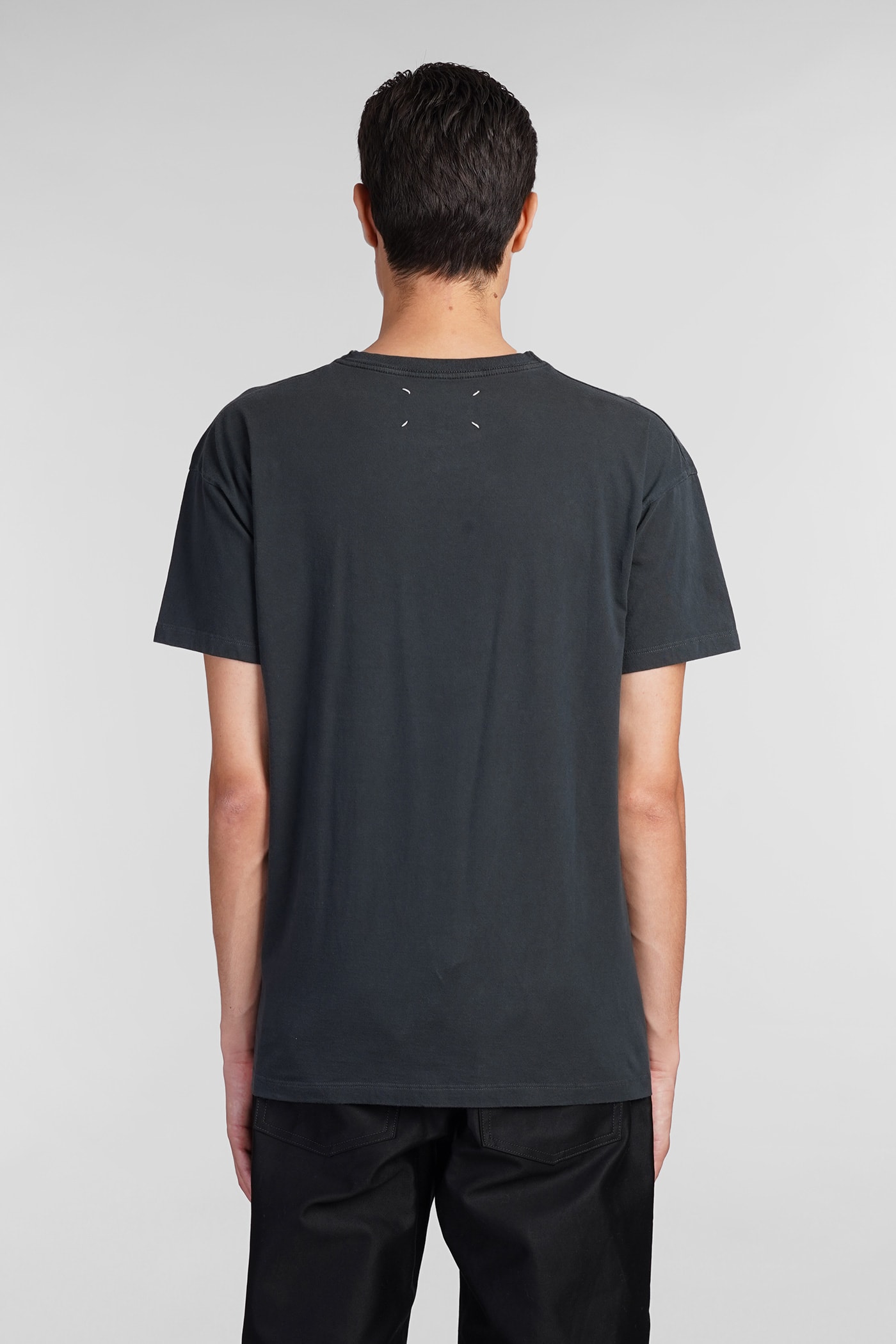 Shop Maison Margiela T-shirt In Grey Cotton