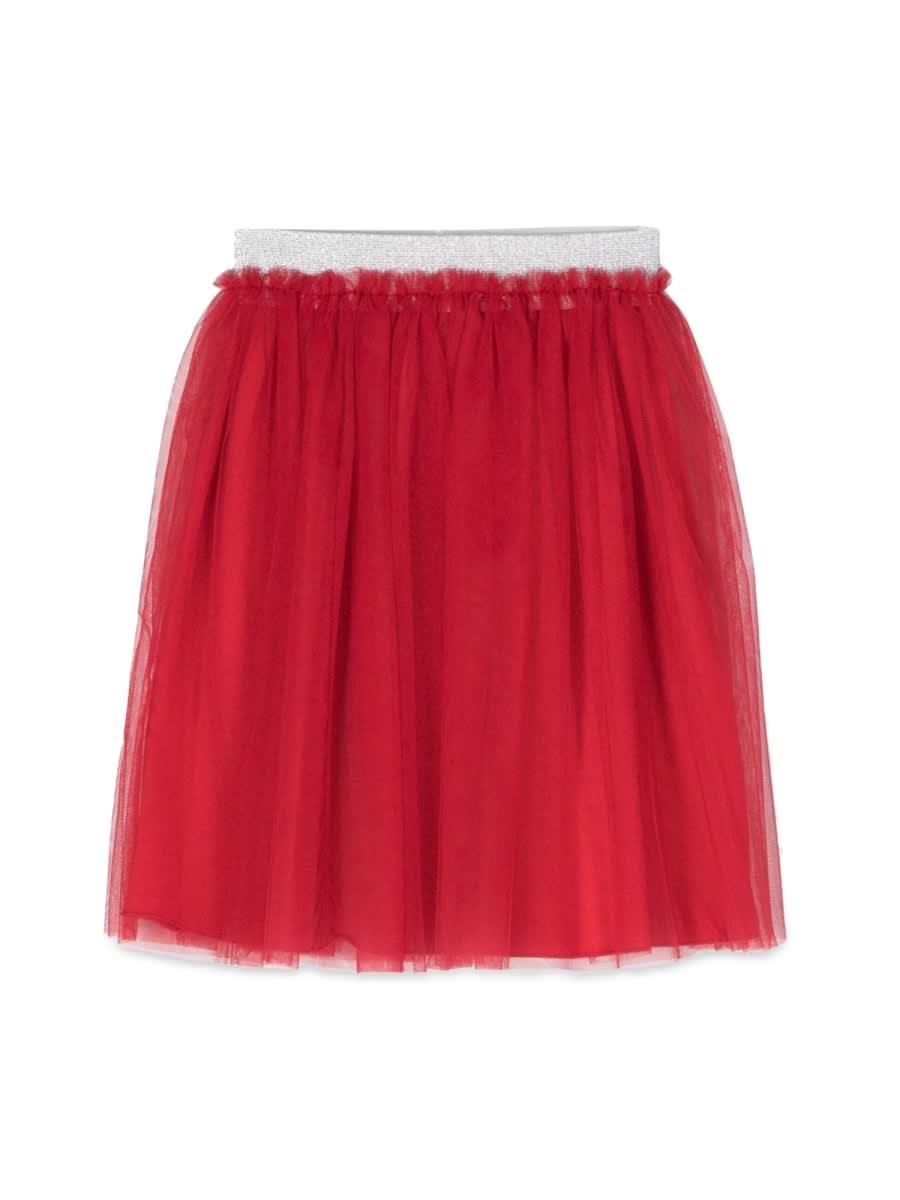Il Gufo Kids' Tulle Skirt In Red