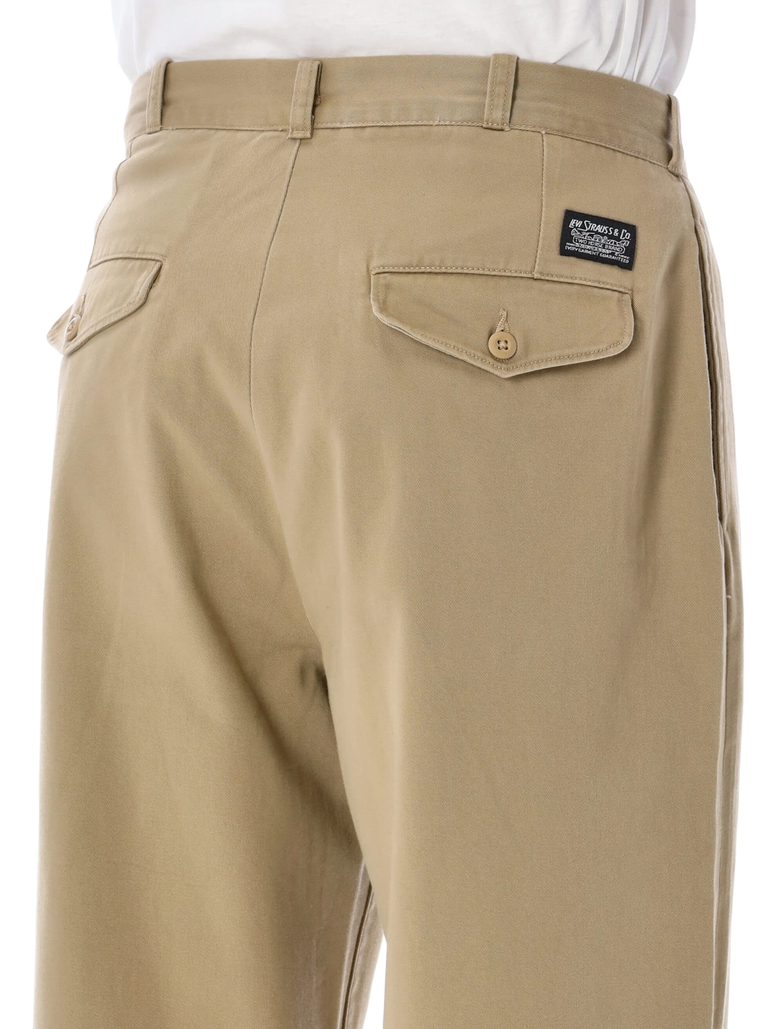 Shop Levi's Skate Loose Chino In Beige