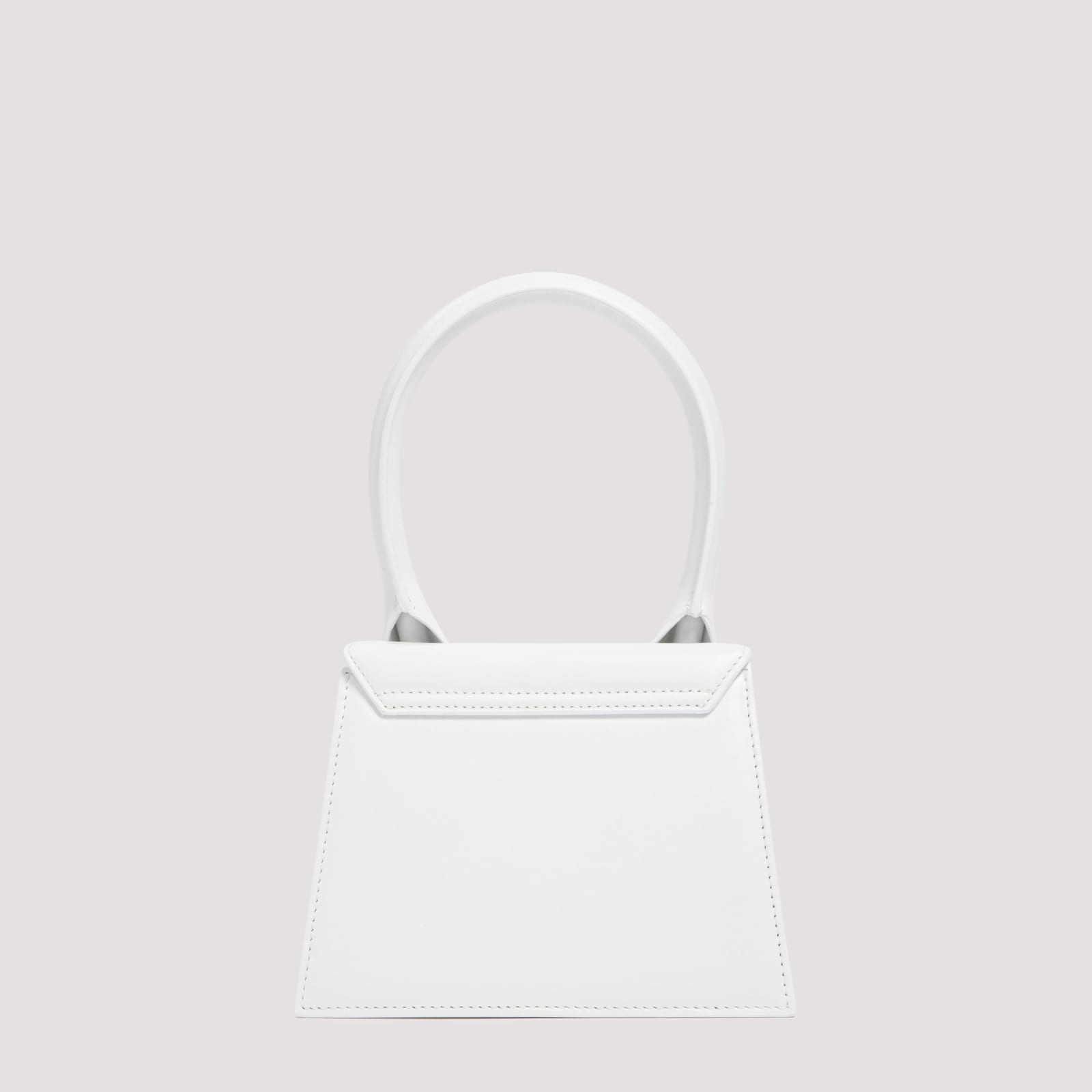 Shop Jacquemus Le Chiquito Moyen In White