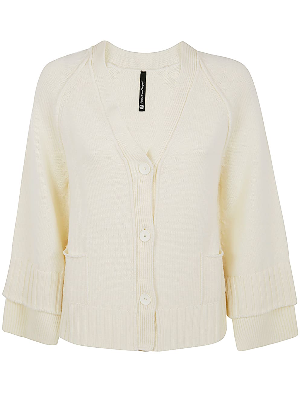 Shop Pierantoniogaspari Cardigan Over In Milk