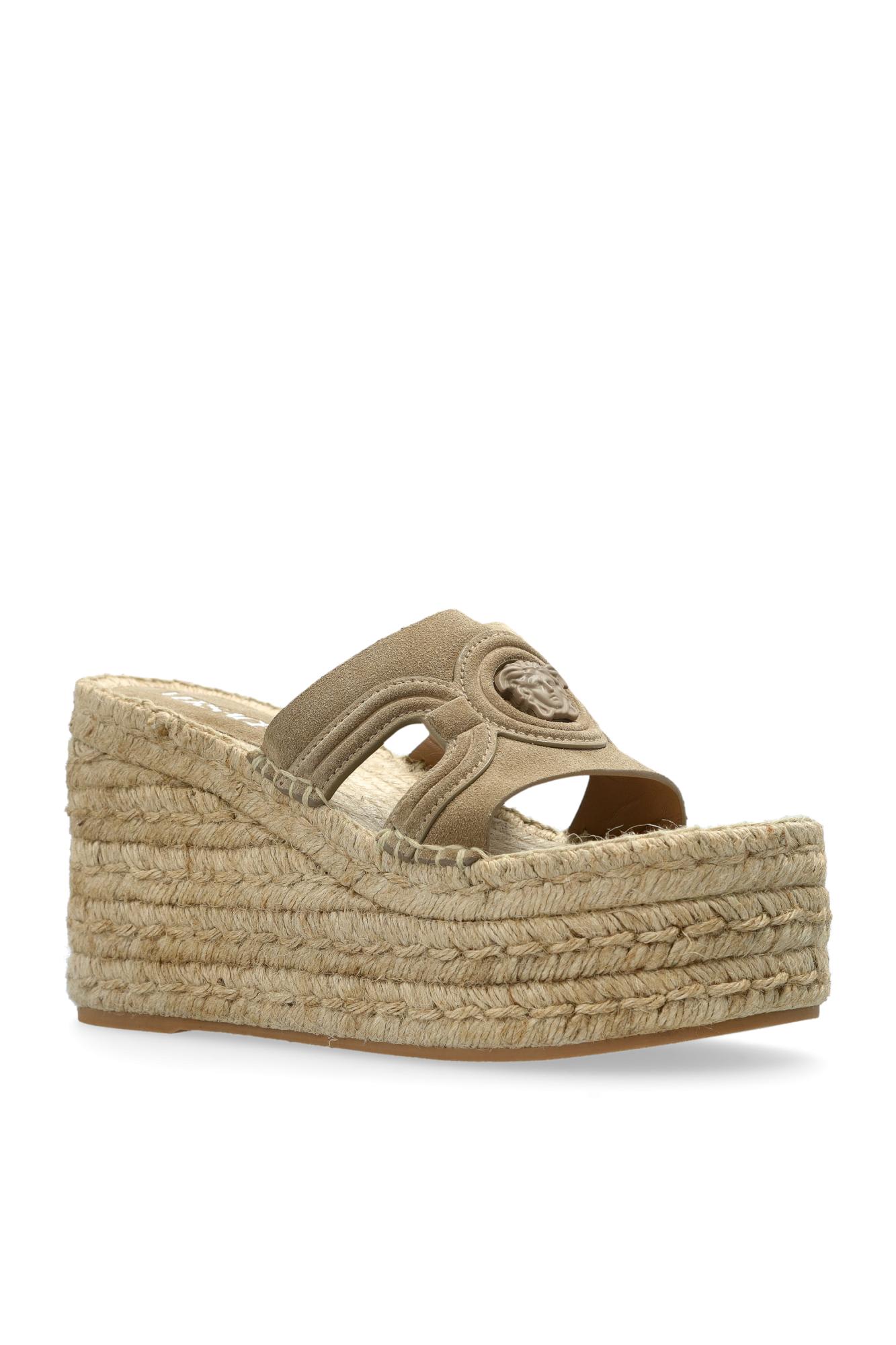 Versace 115mm Medusa Espadrille Sandals
