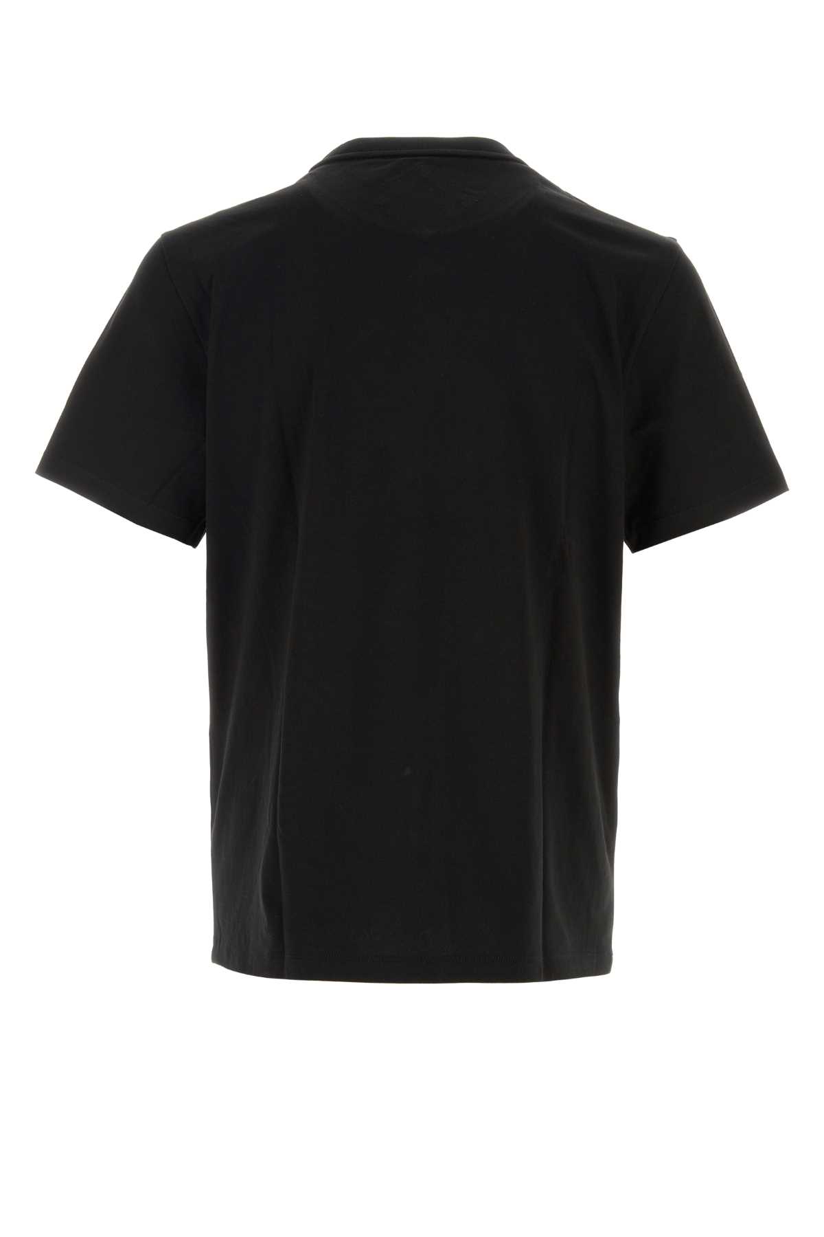 Shop Mcm Black Cotton T-shirt