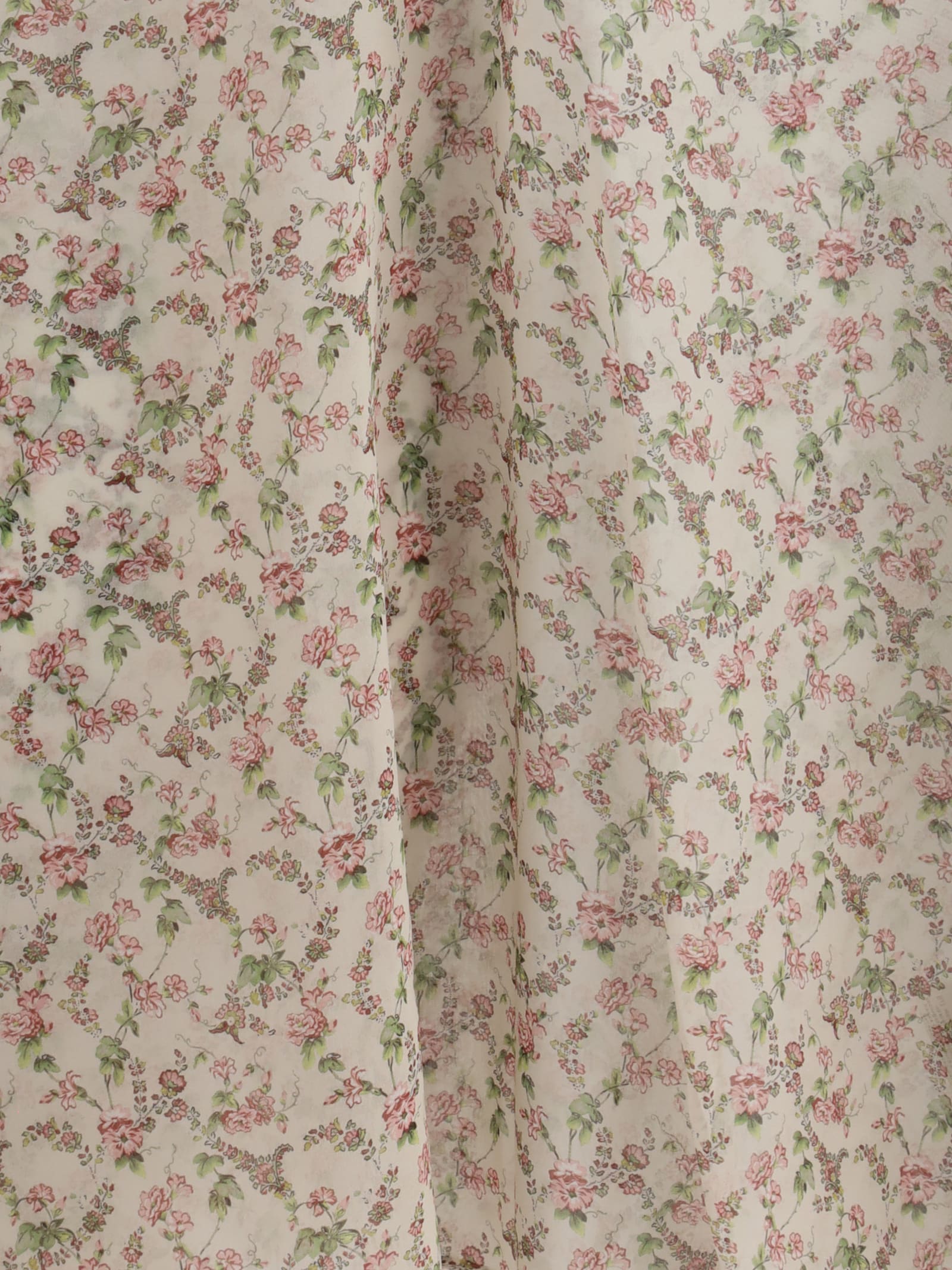 Kristina Ti Floral Print Silk Blouse In Multi