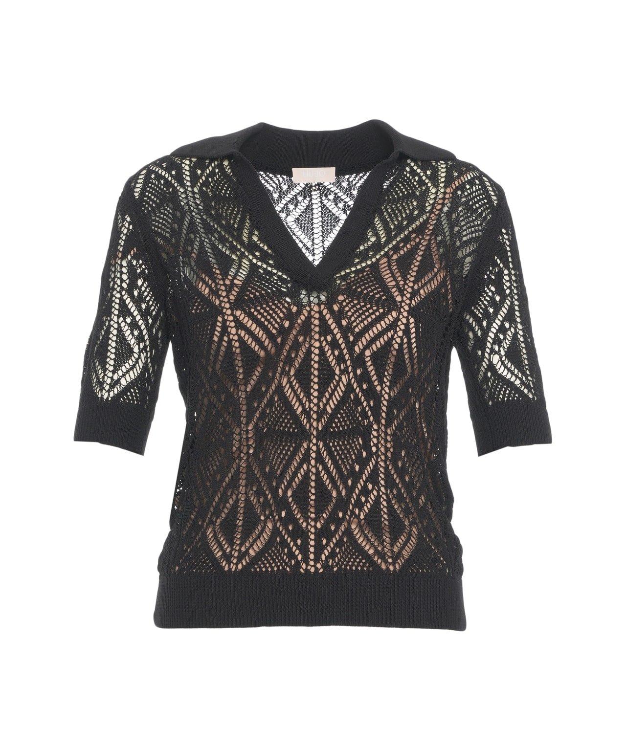 Liu-Jo Crochet Jumper