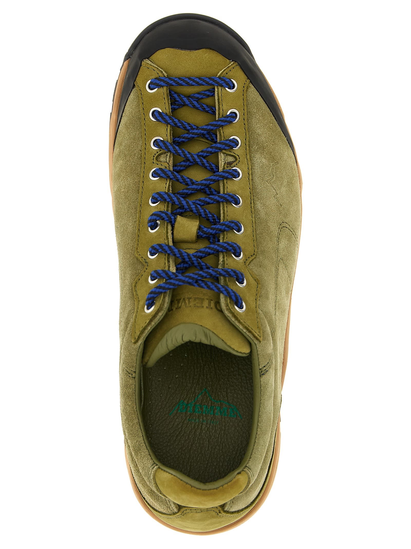 Diemme Lace-up Suede Sneakers In Green