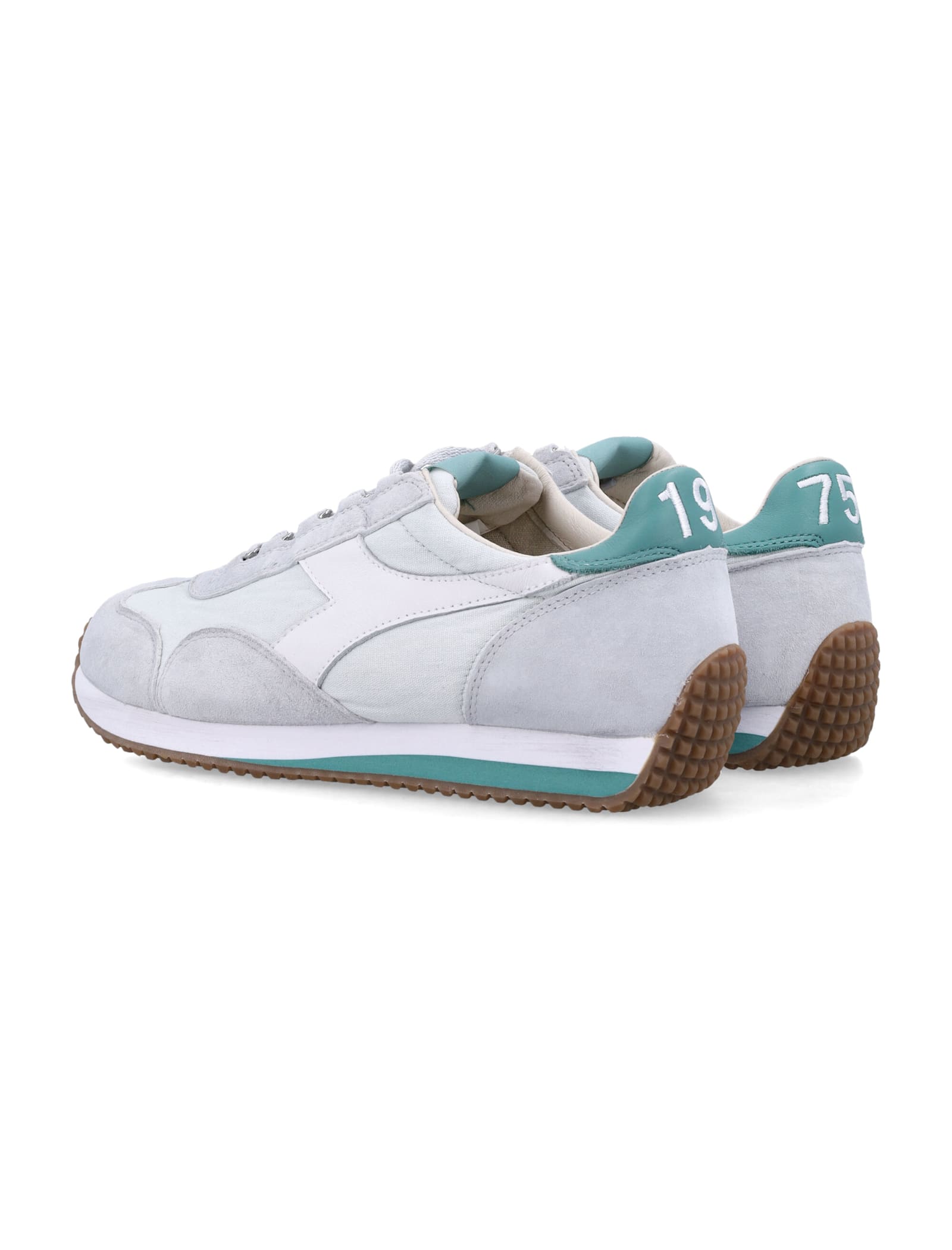 Diadora Canvas Sneakers With Front Lace-up Design