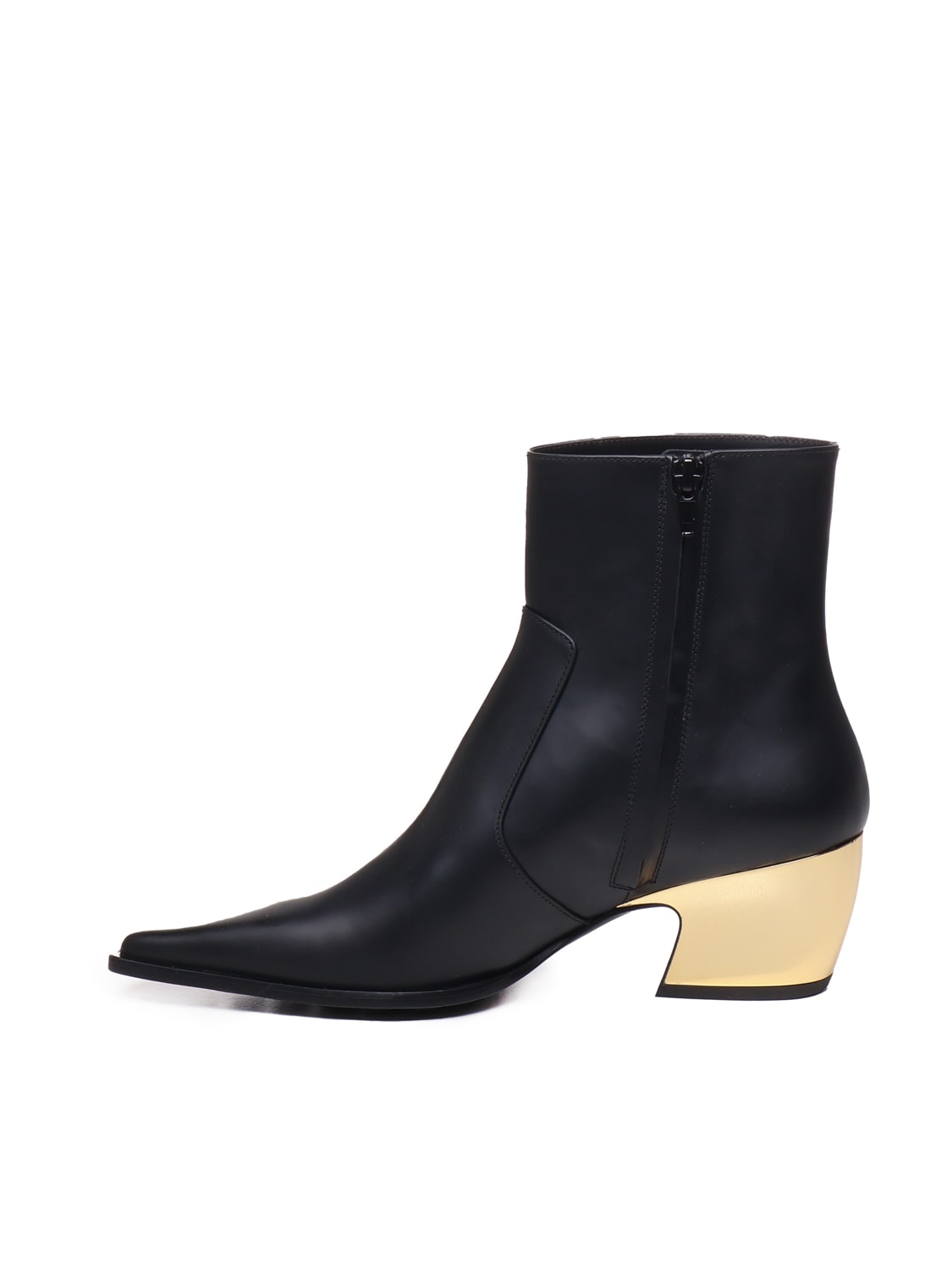 Shop Bottega Veneta Texan Boot In Black