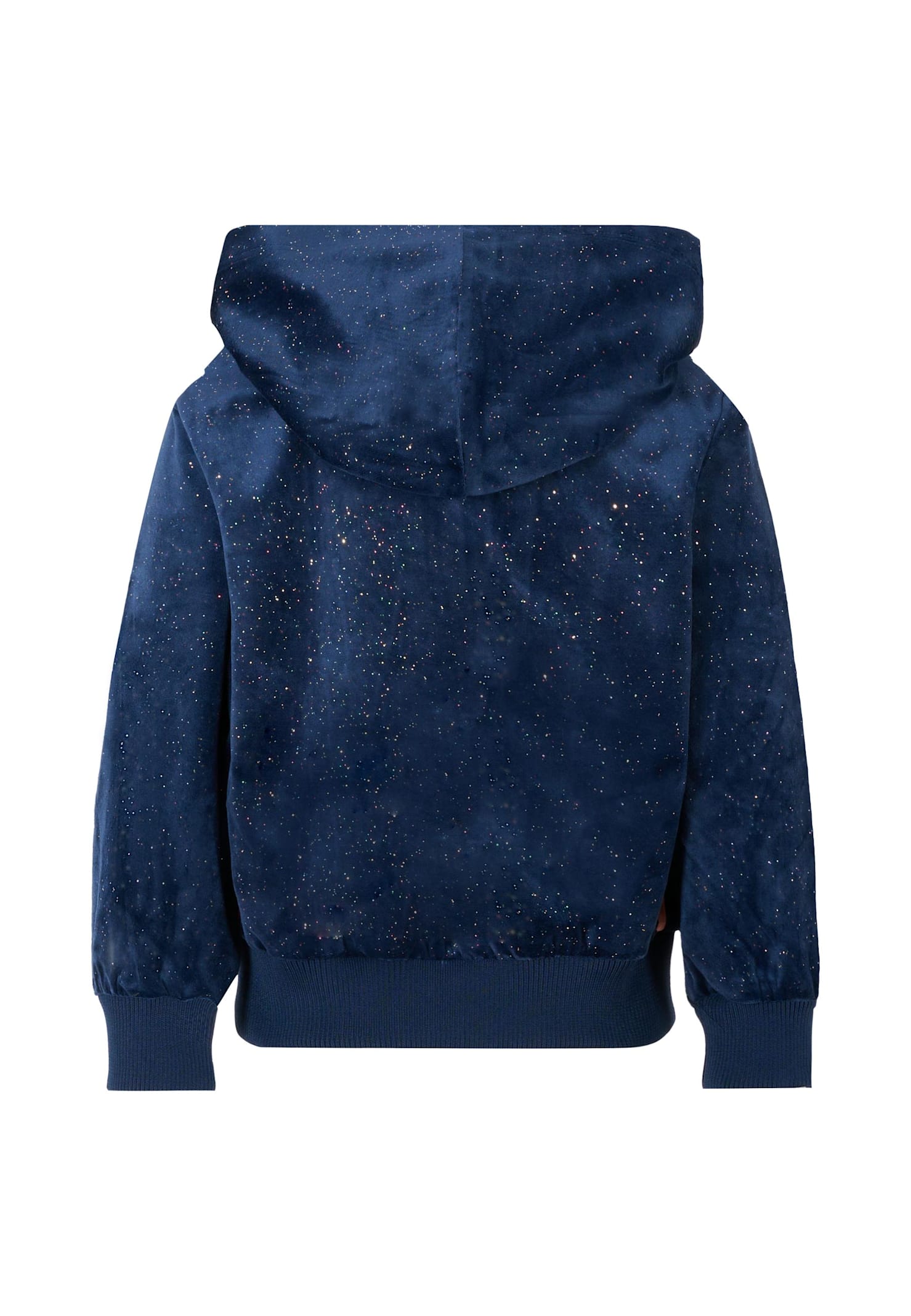 Billieblush Blue Sweatshirt For Girl With Lurex In Blue