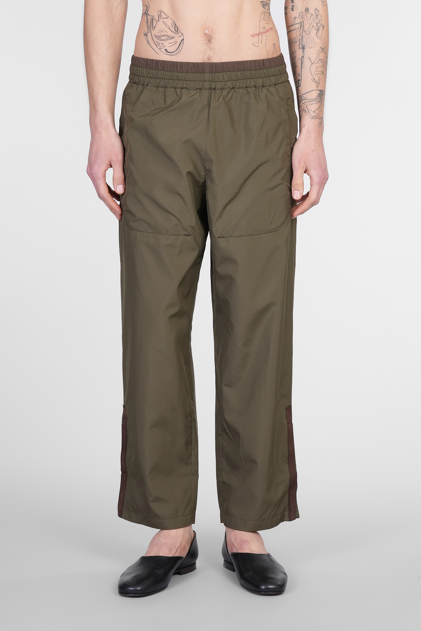 Seeds Pants In Green Polyester